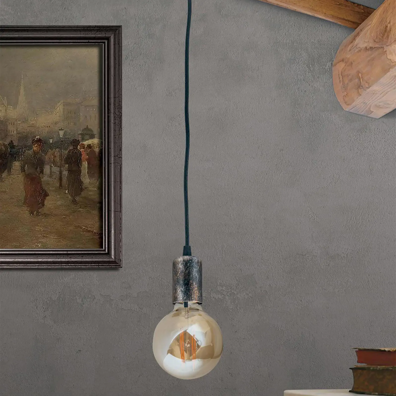 Viseća lampa RETRO, vintage - 2