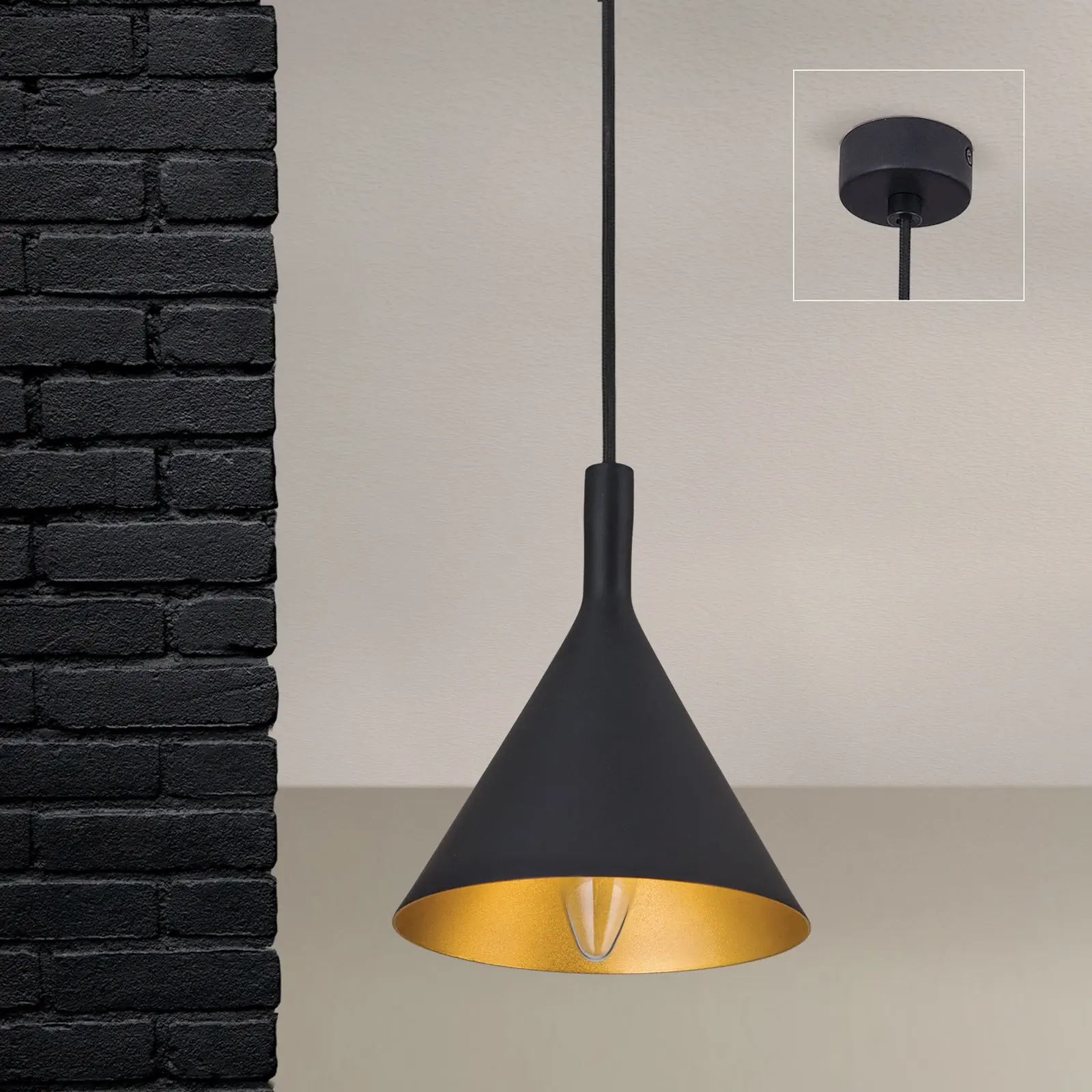 Viseća lampa GUNDA, E14, mala - 3