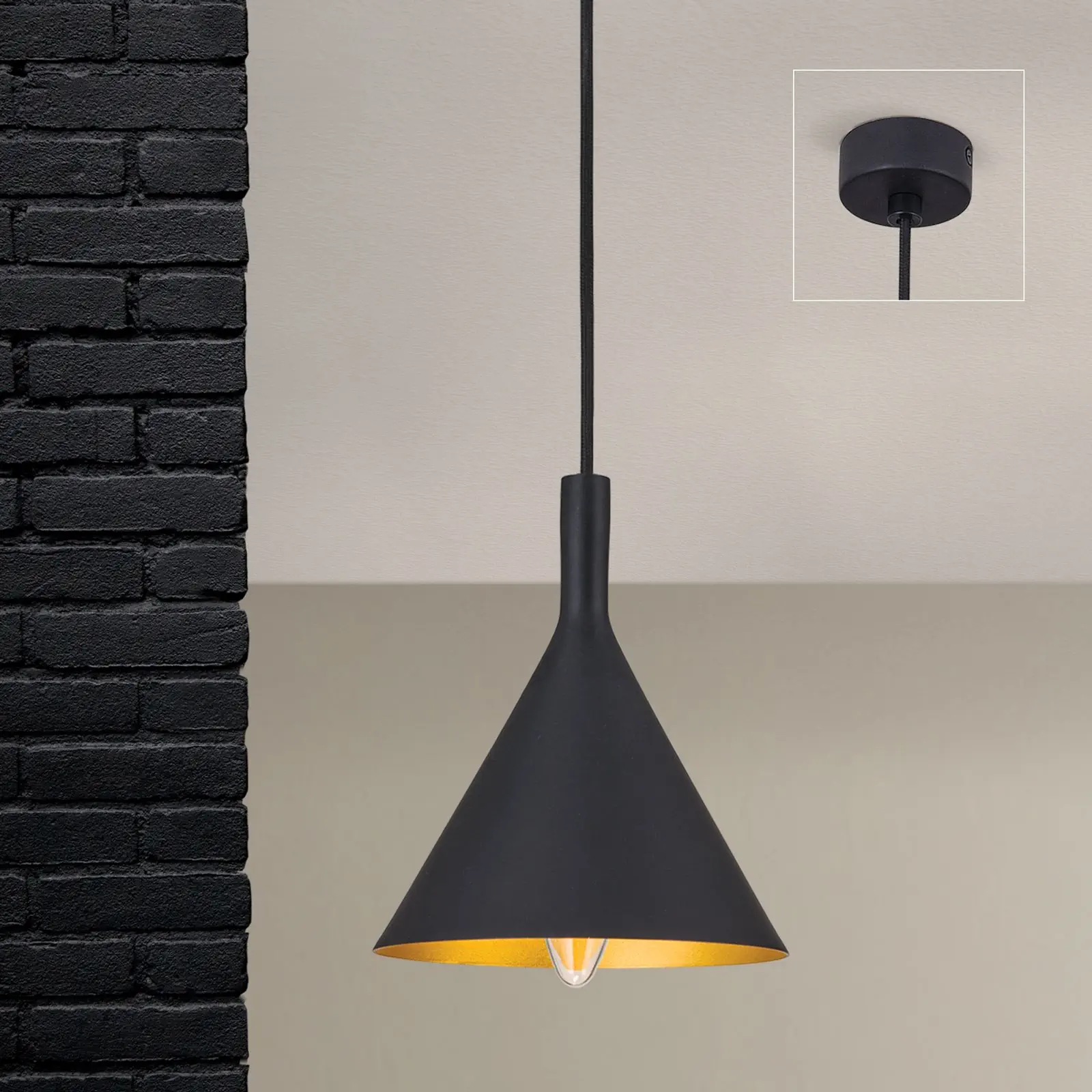 Viseća lampa GUNDA, E14, mala - 7