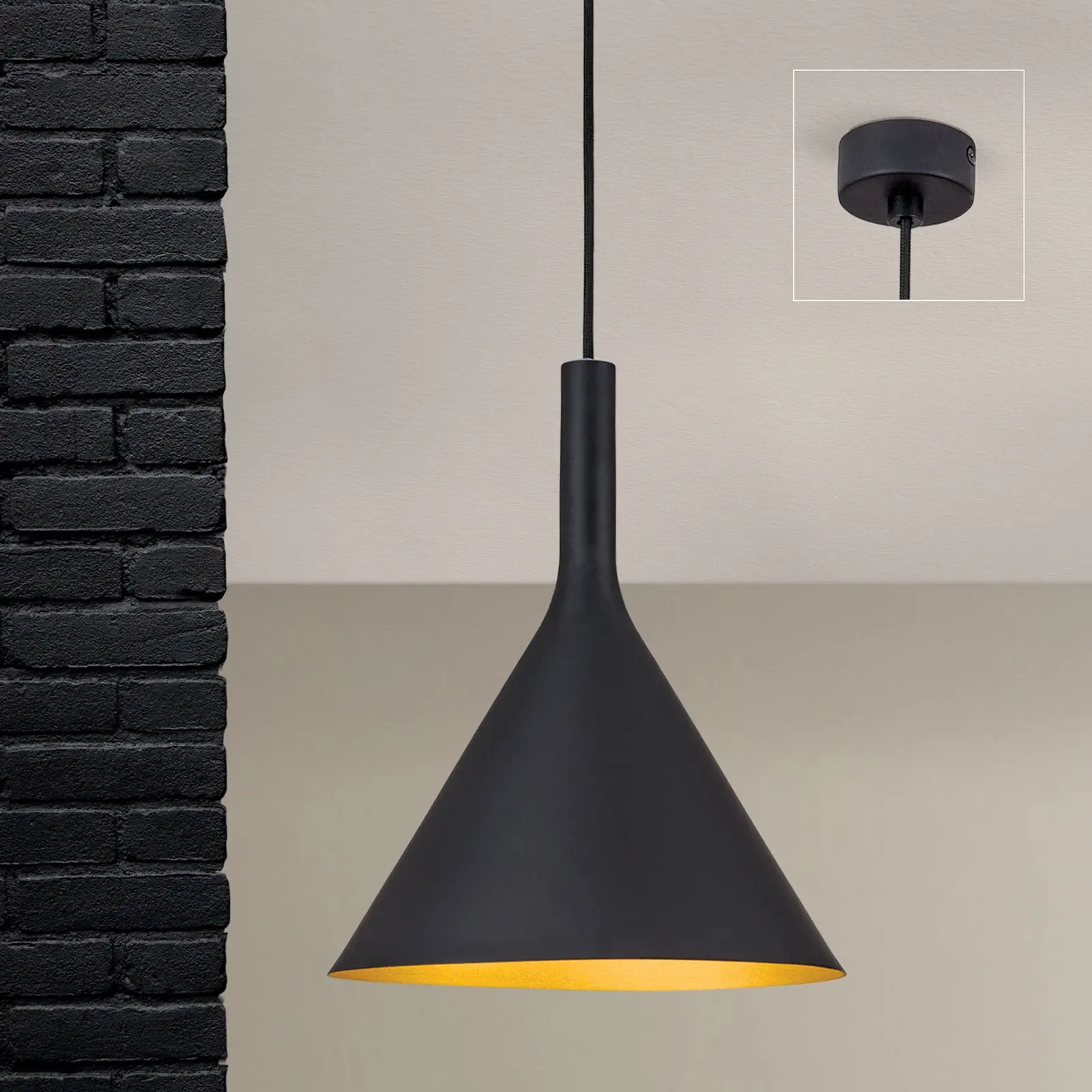 Viseća lampa GUNDA, E27, velika - 7