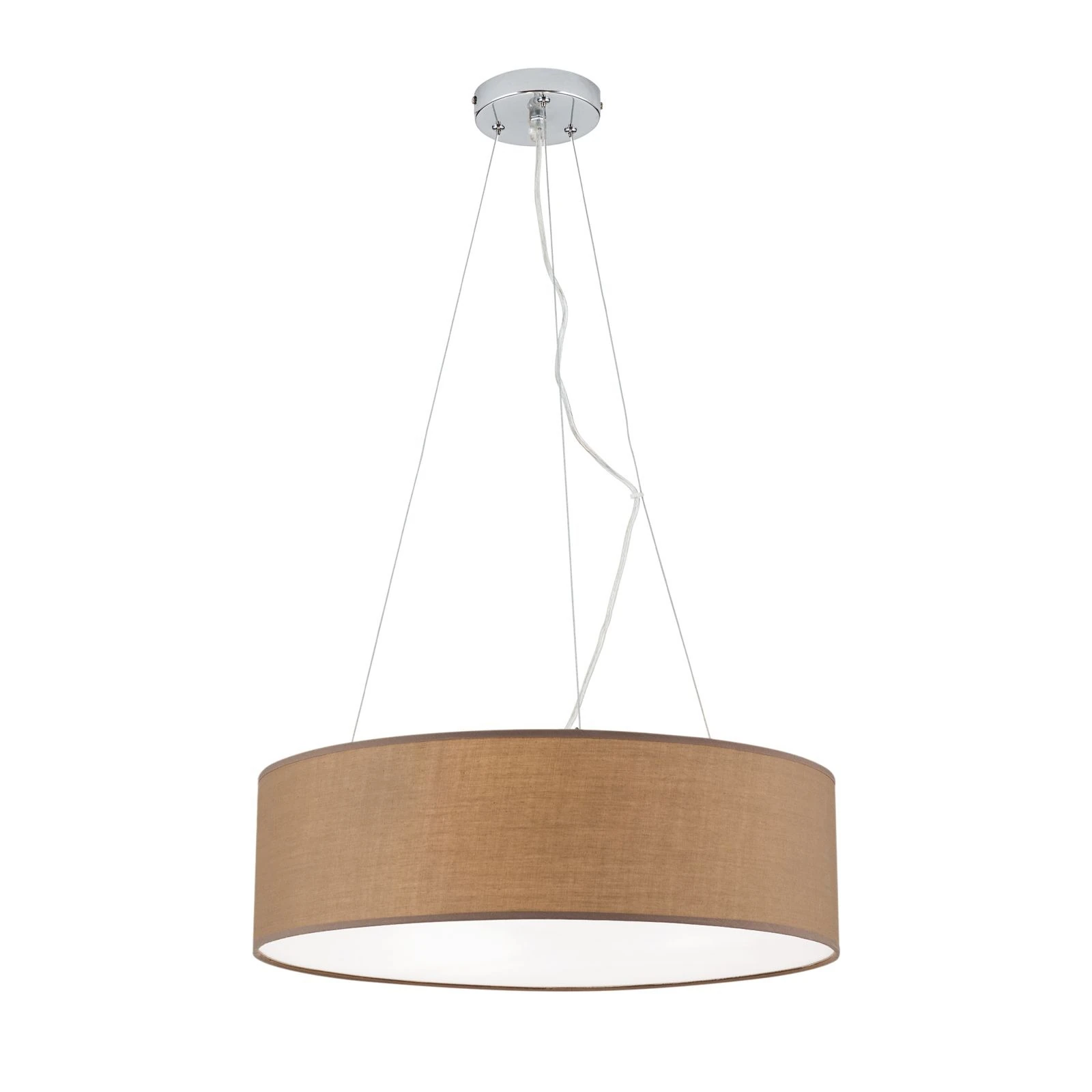 Viseća lampa UFO, belo-braon abažur - 4