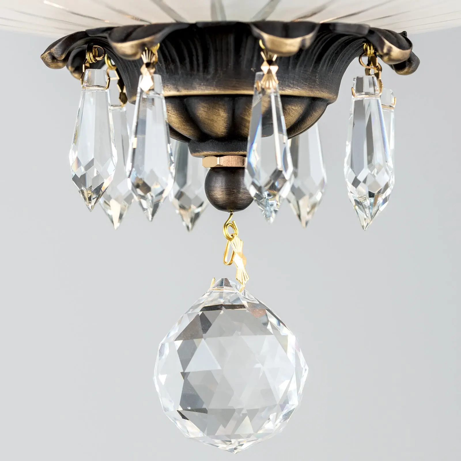 Viseća lampa EMPIRE CRYSTAL, 6 izvora svetla, zlato - 6