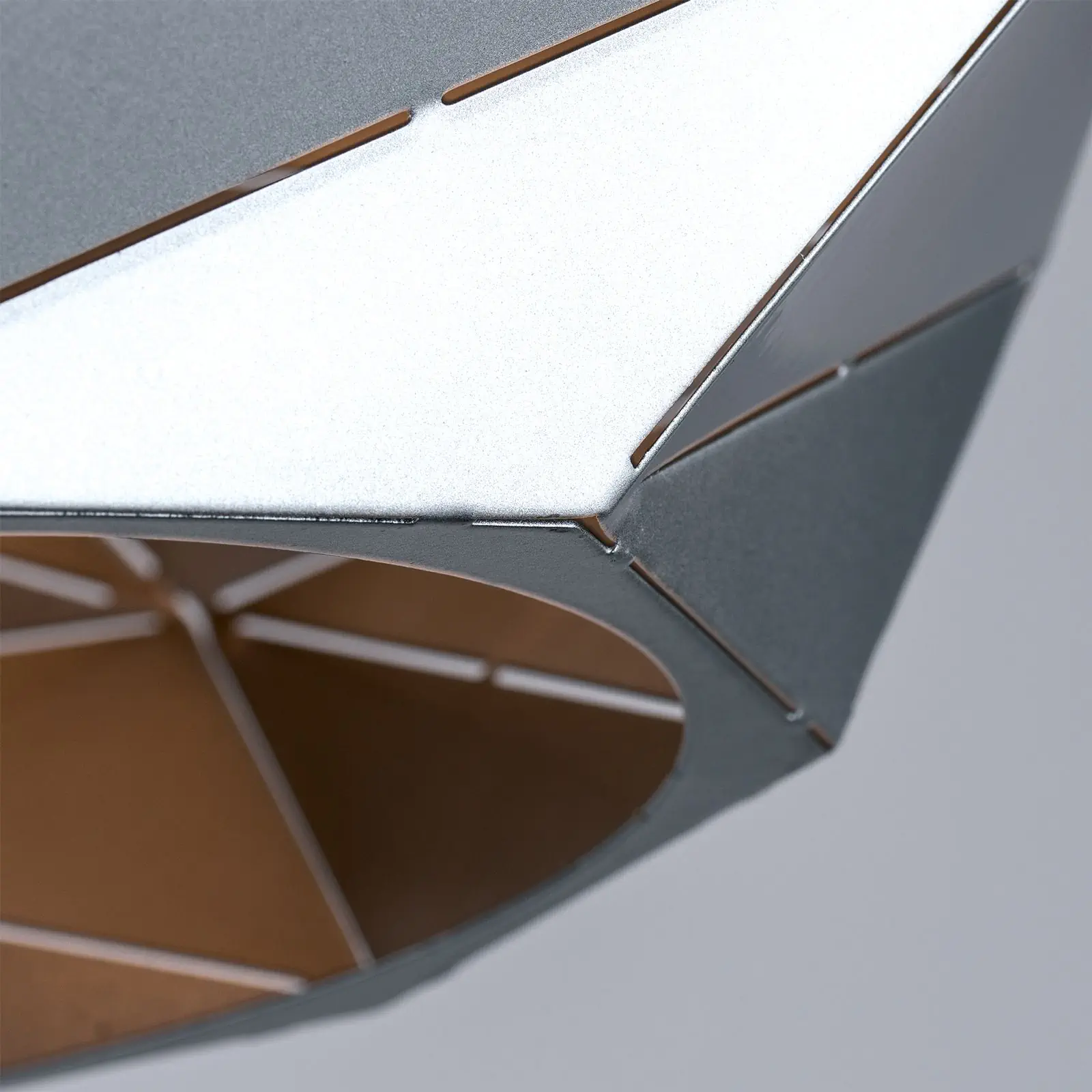 Viseća lampa ORIGAMI, srebrna, 1 izvor svetla - 6