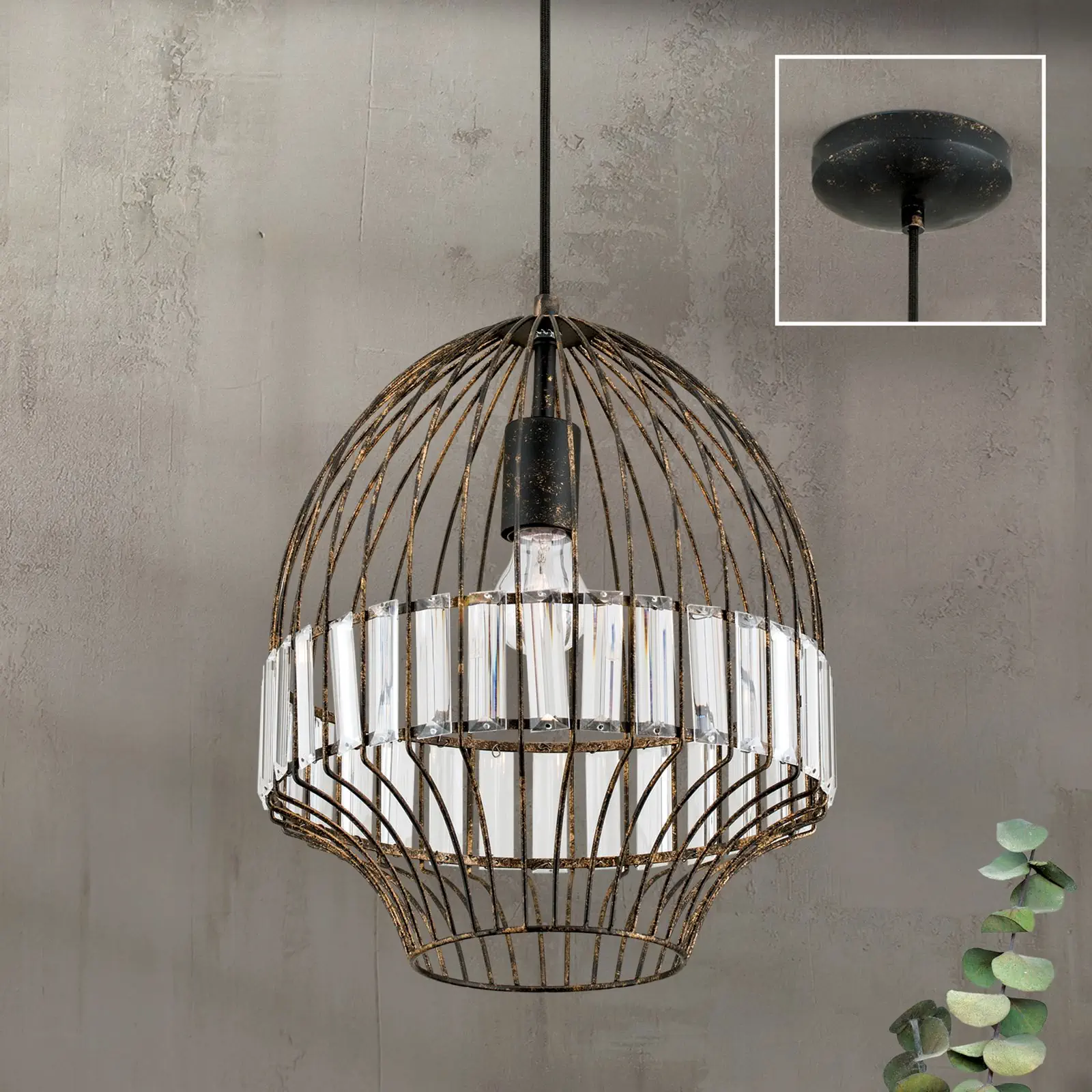 Viseća lampa PALACE, 1 izvor svetla - 7