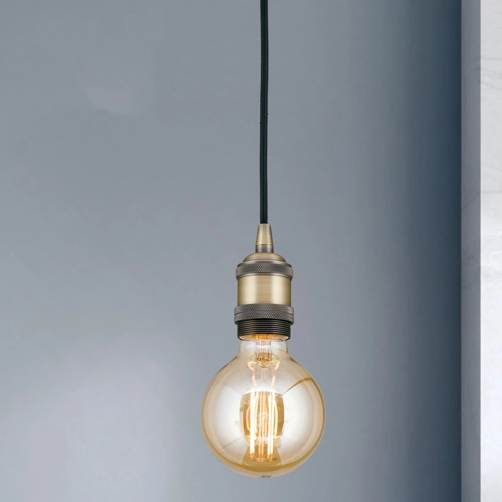 Viseća lampa JAILHOUSE, patina - 1