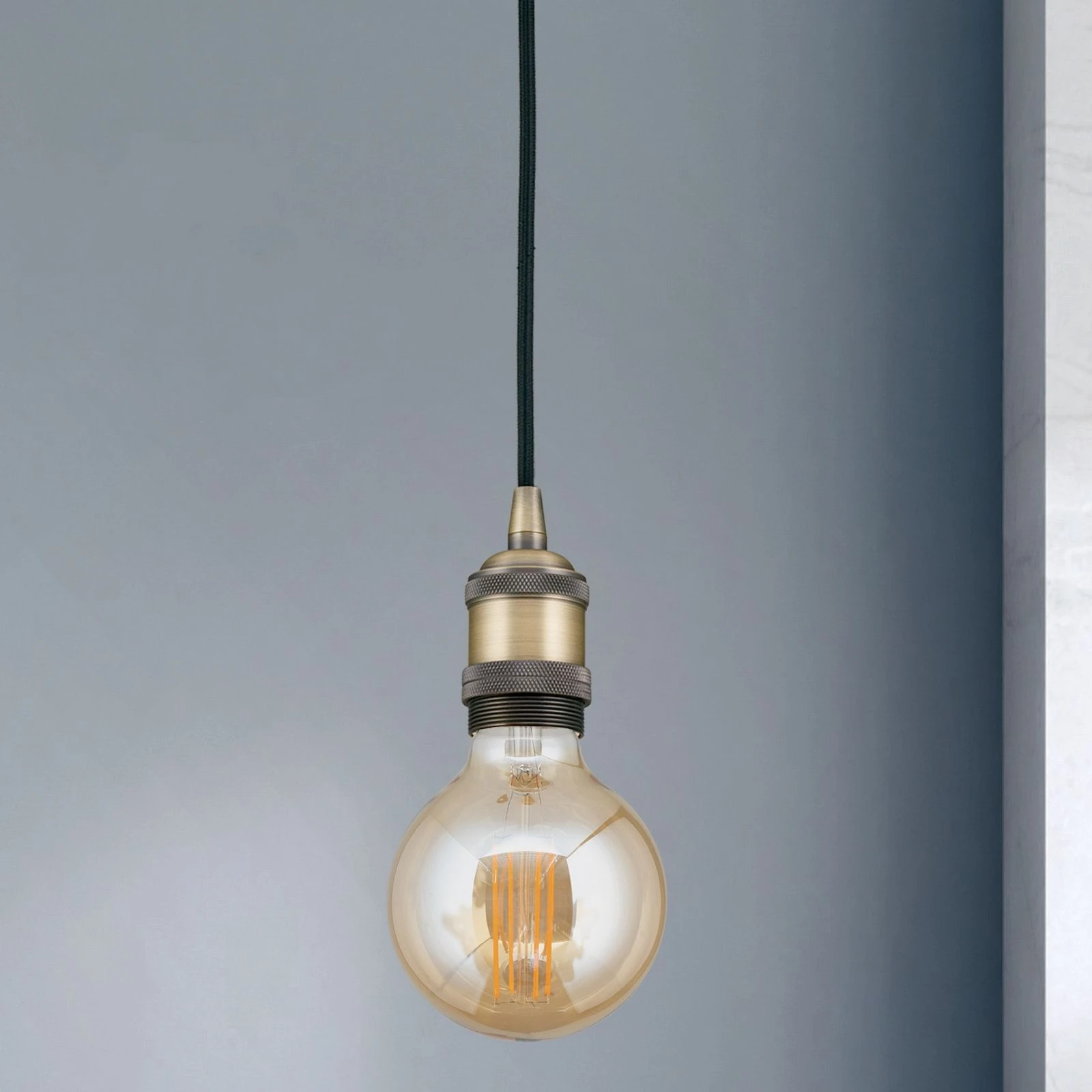 Viseća lampa JAILHOUSE, patina - 3