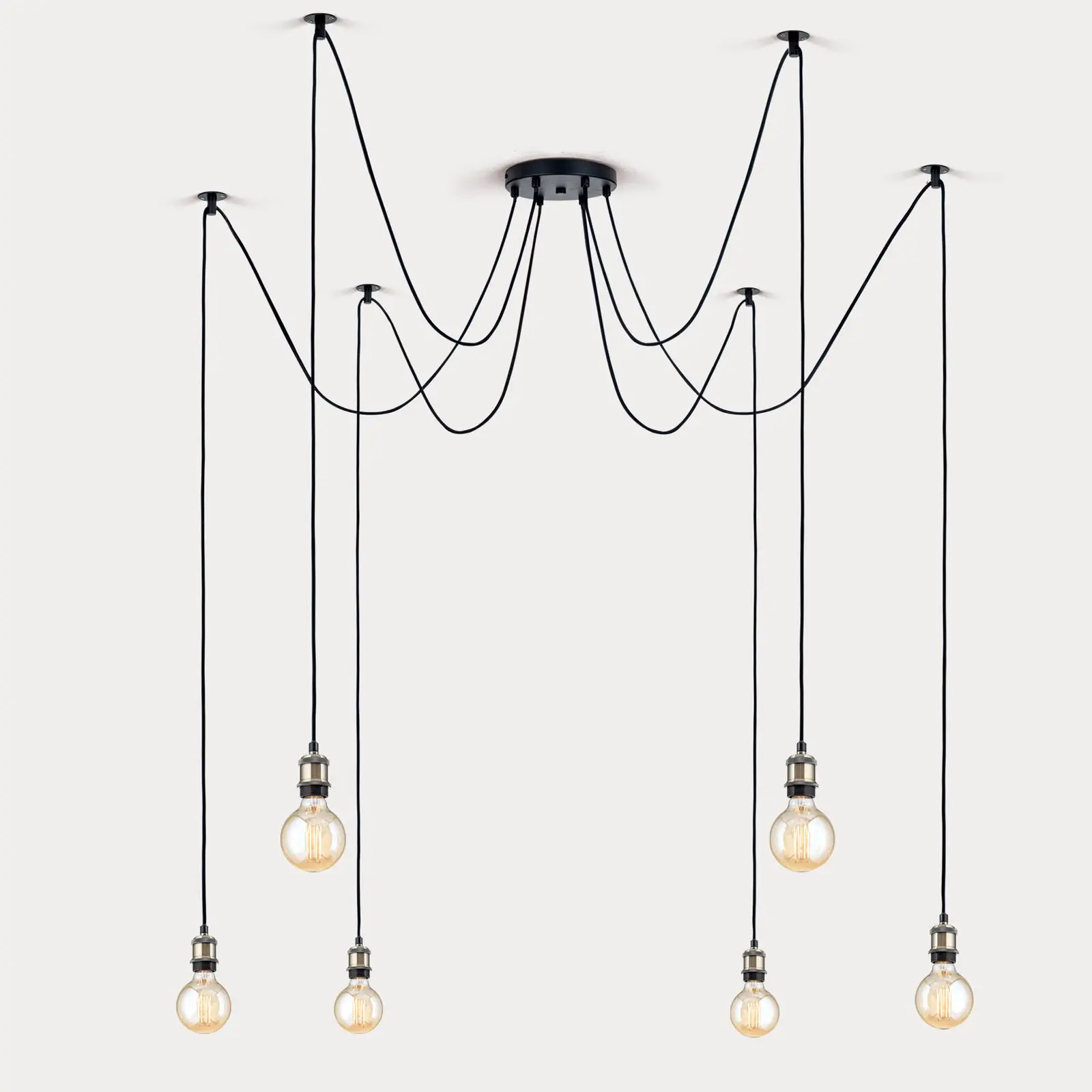 Viseća lampa JAILHOUSE sa šest izvora svetla - 4