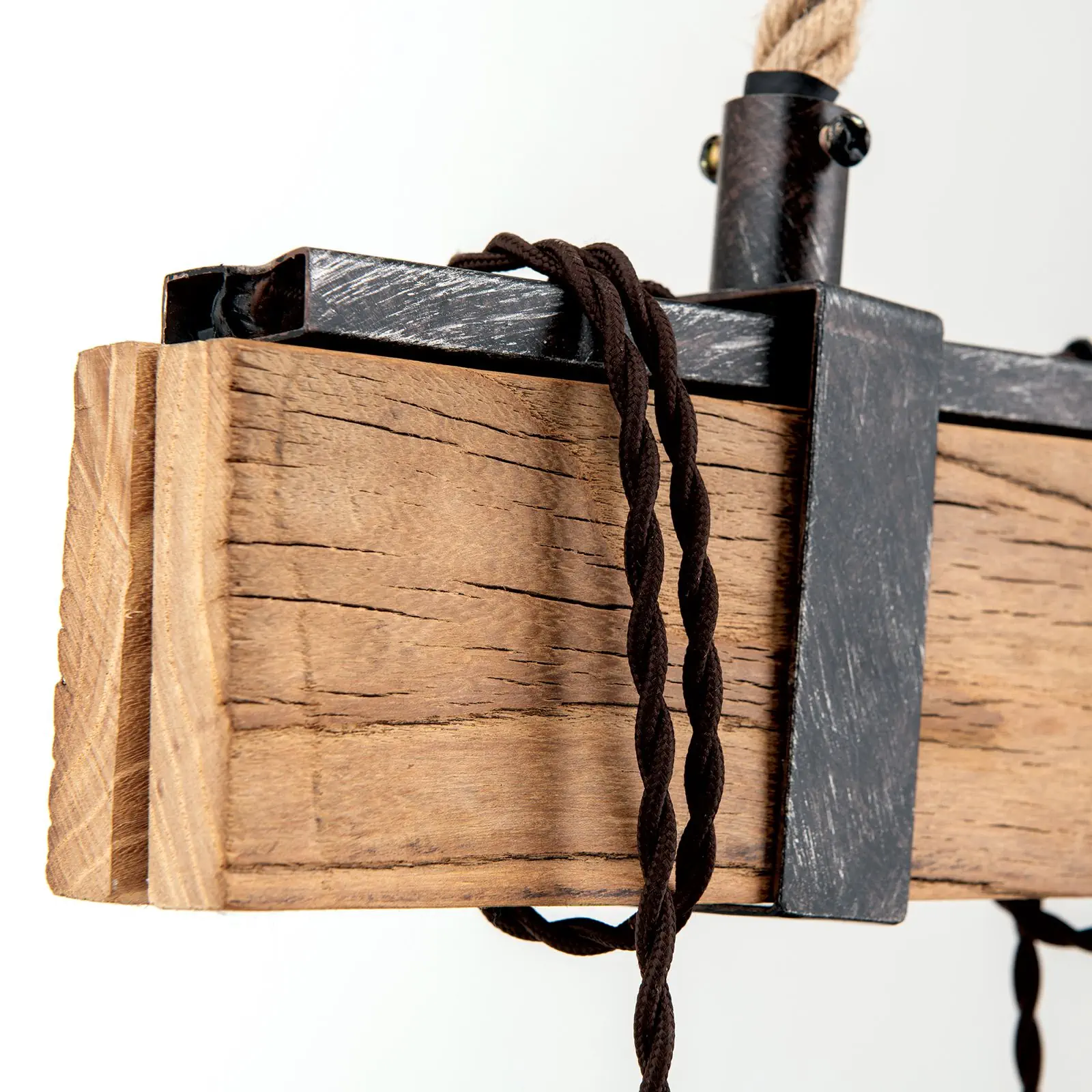 Viseća lampa CELLAR, sa pravim drvetom - 6