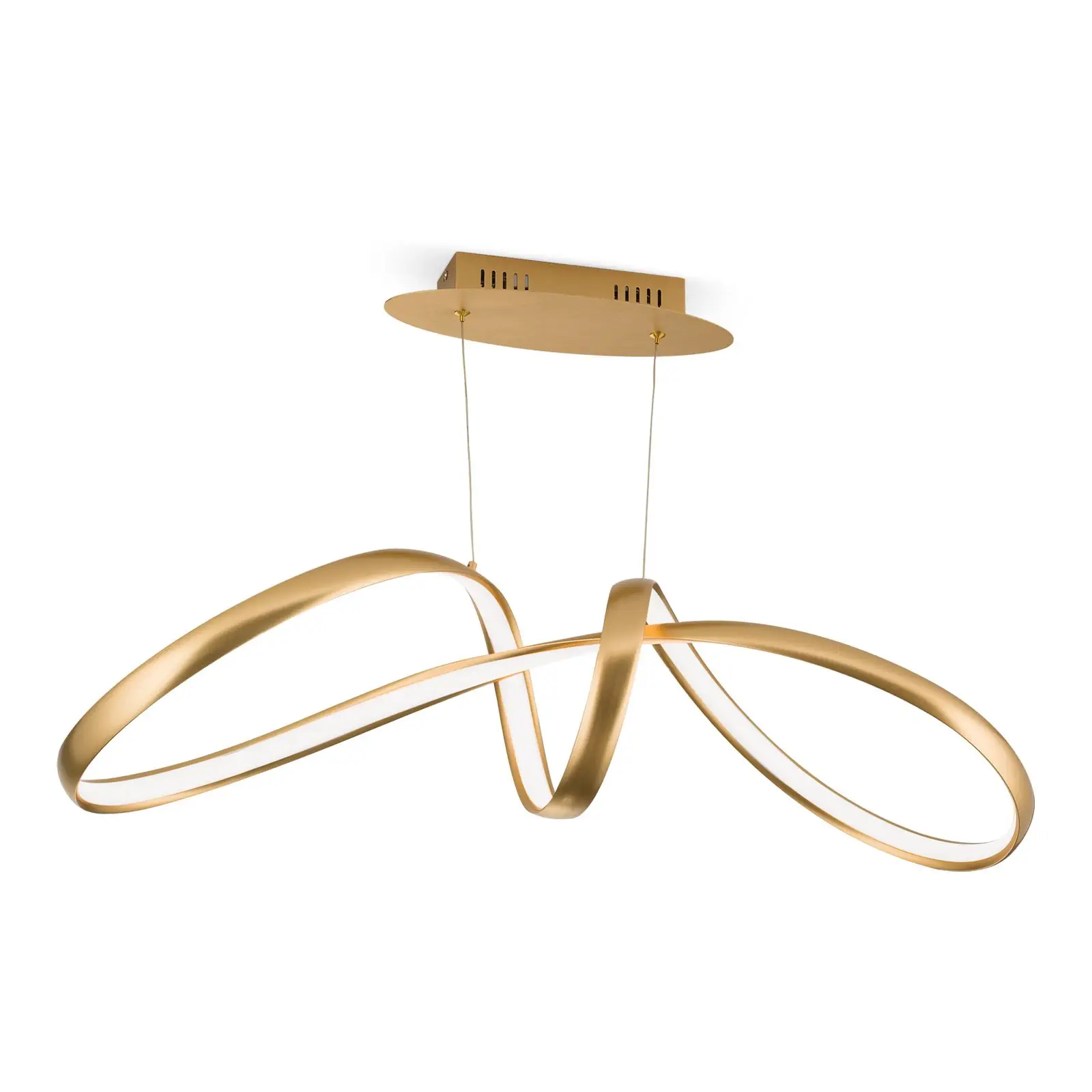 LED viseća lampa CIRCUS, mesing mat - 4