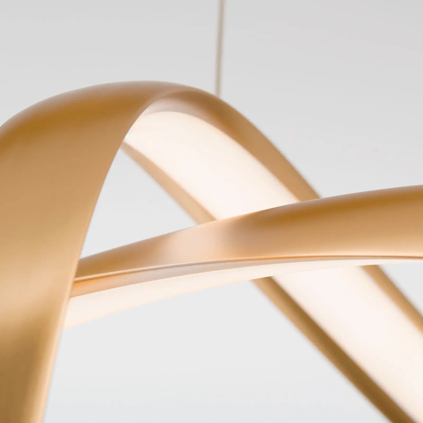 LED viseća lampa CIRCUS, mesing mat - 5