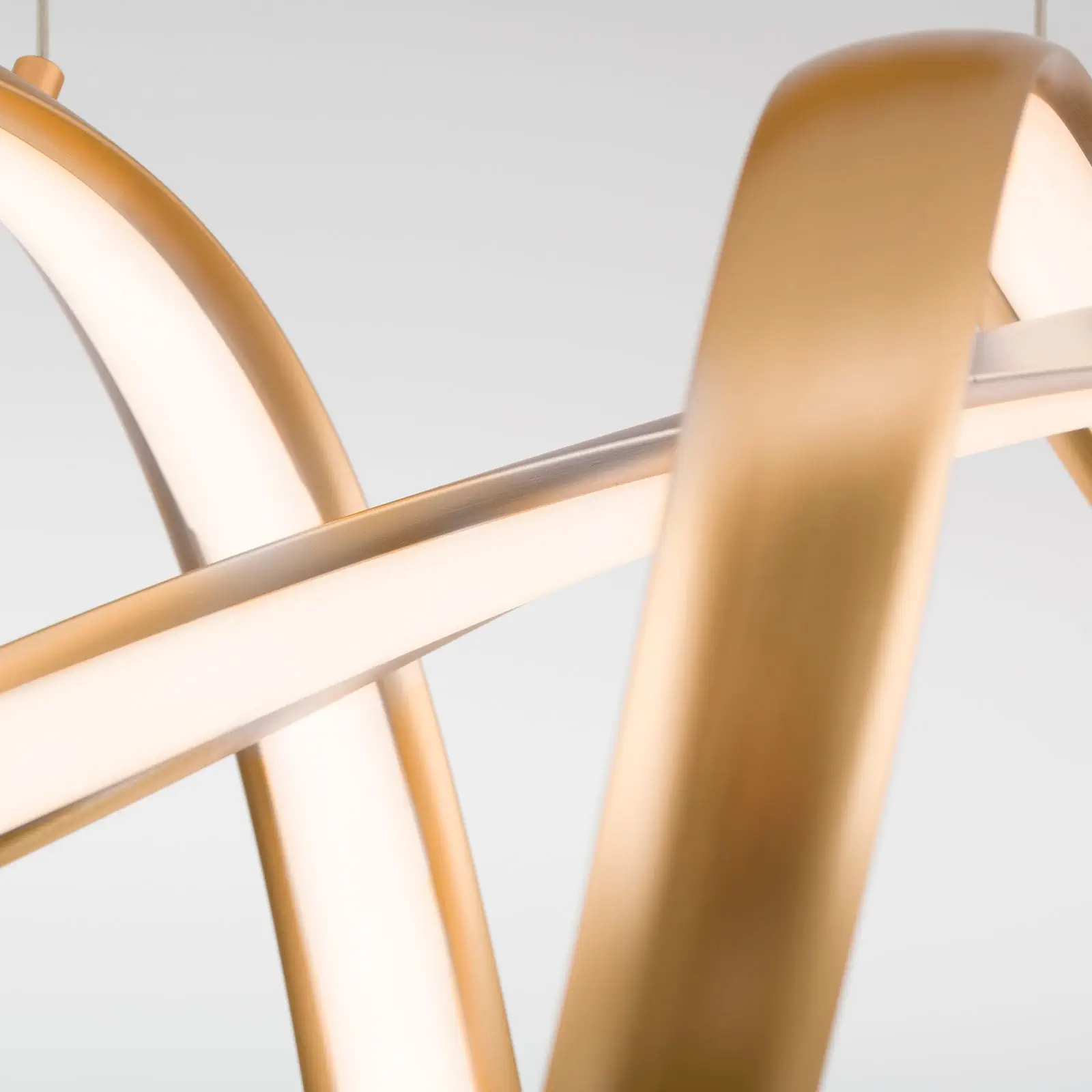 LED viseća lampa CIRCUS, mesing mat - 6