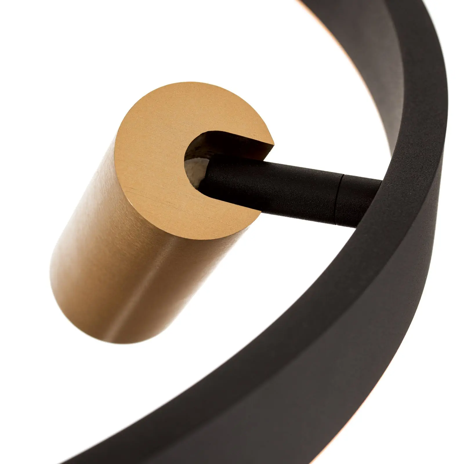 LED viseća lampa BERLIN, 3 izvora svetla, crno-zlatna - 5