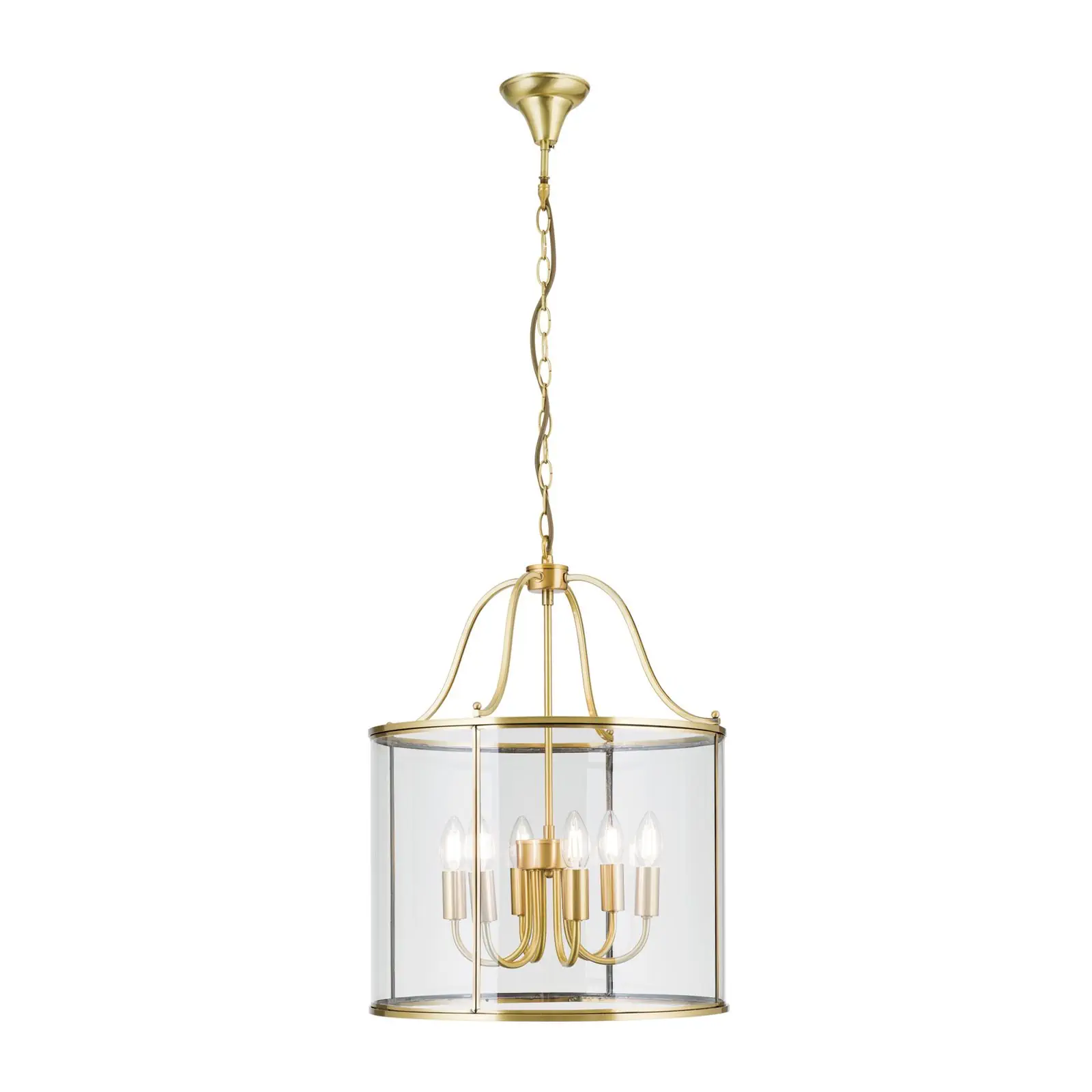 Viseća lampa BRUNO, sa 6 izvora svetla, bronza - 4