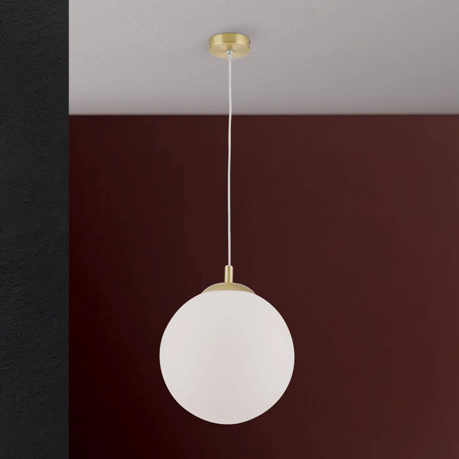 Viseća lampa MADIS, 1 izvor svetla, mat mesing - 3