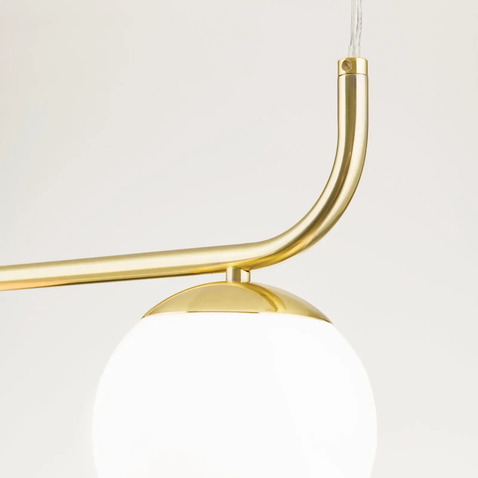 Viseća lampa MADIS, 3 izvora svetla, mat mesing - 6