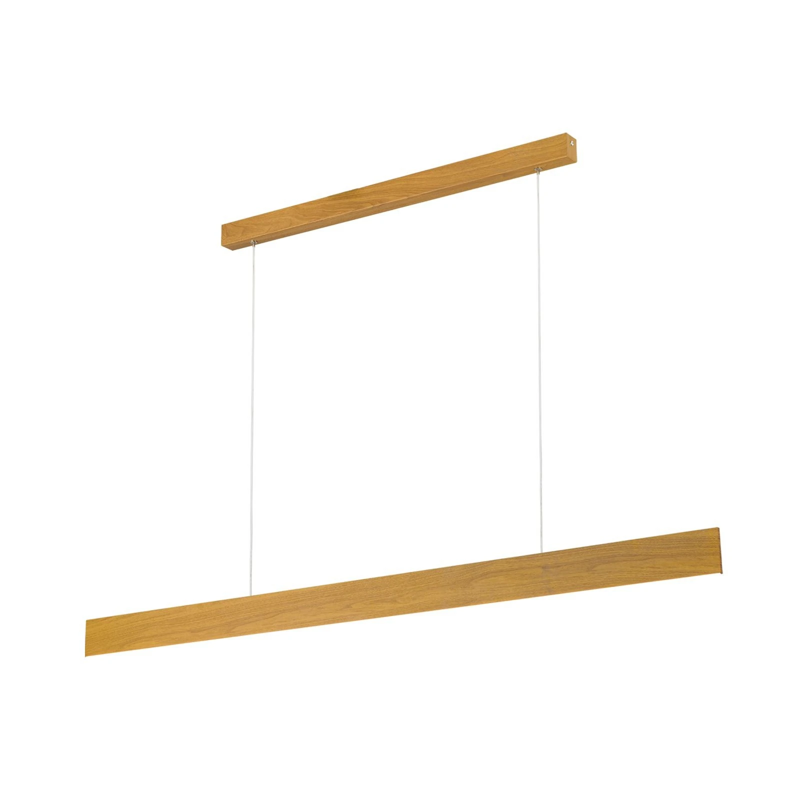 LED viseća lampa GIDEON sa osvetljenjem nagore i nadole, dimabilna, dekor drveta - 4