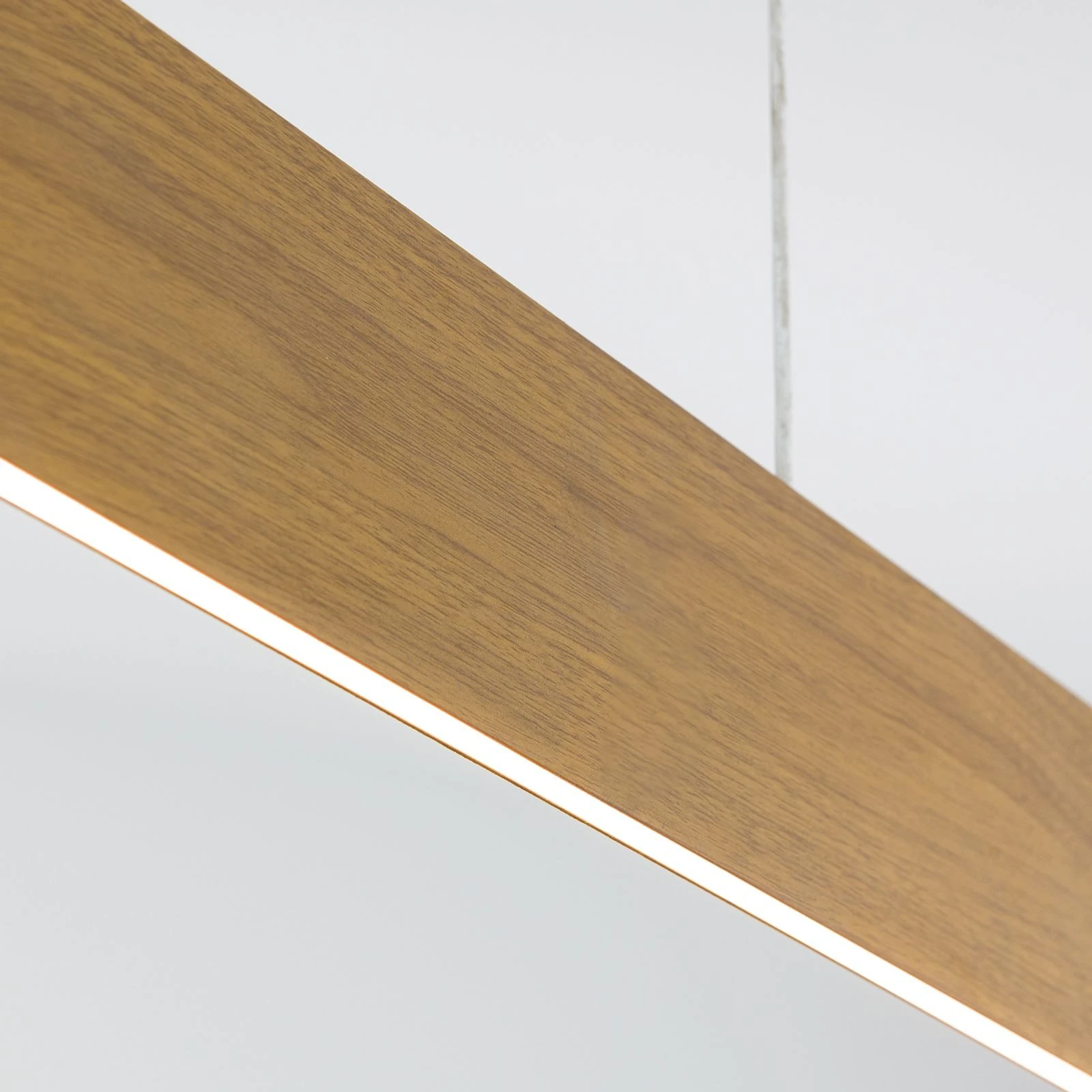 LED viseća lampa GIDEON sa osvetljenjem nagore i nadole, dimabilna, dekor drveta - 5