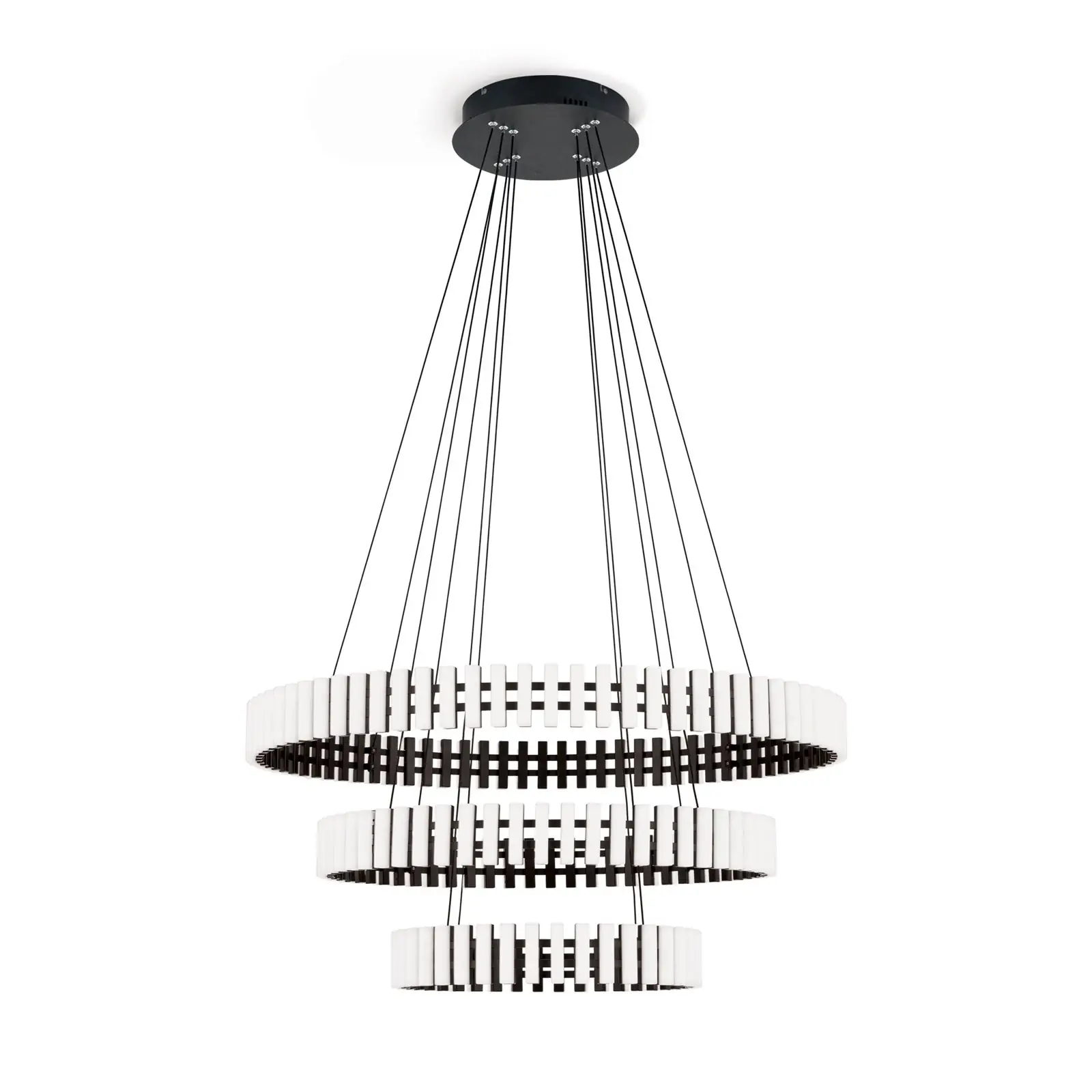 LED viseća lampa MANSION, dimabilna, crna - 4