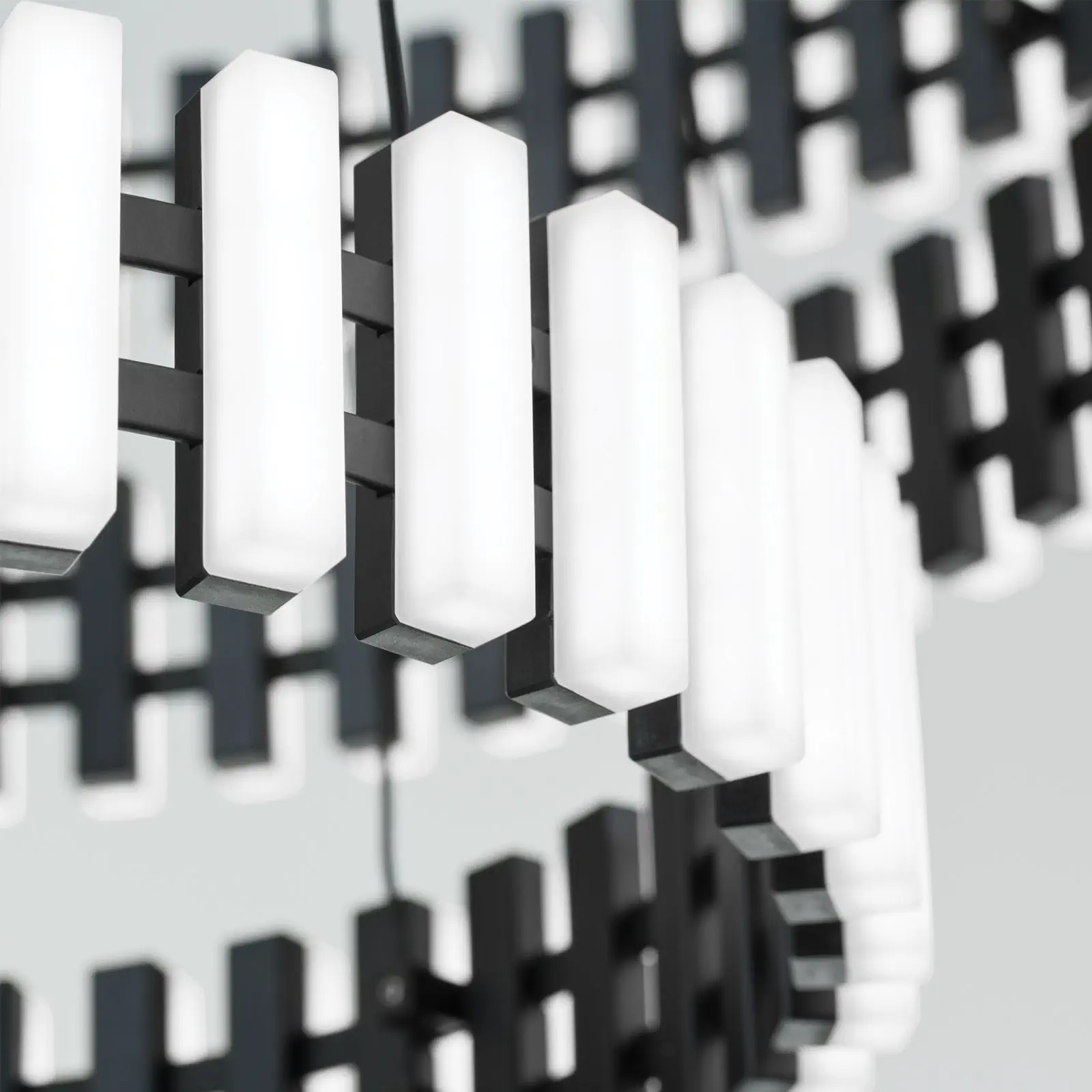 LED viseća lampa MANSION, dimabilna, crna - 5