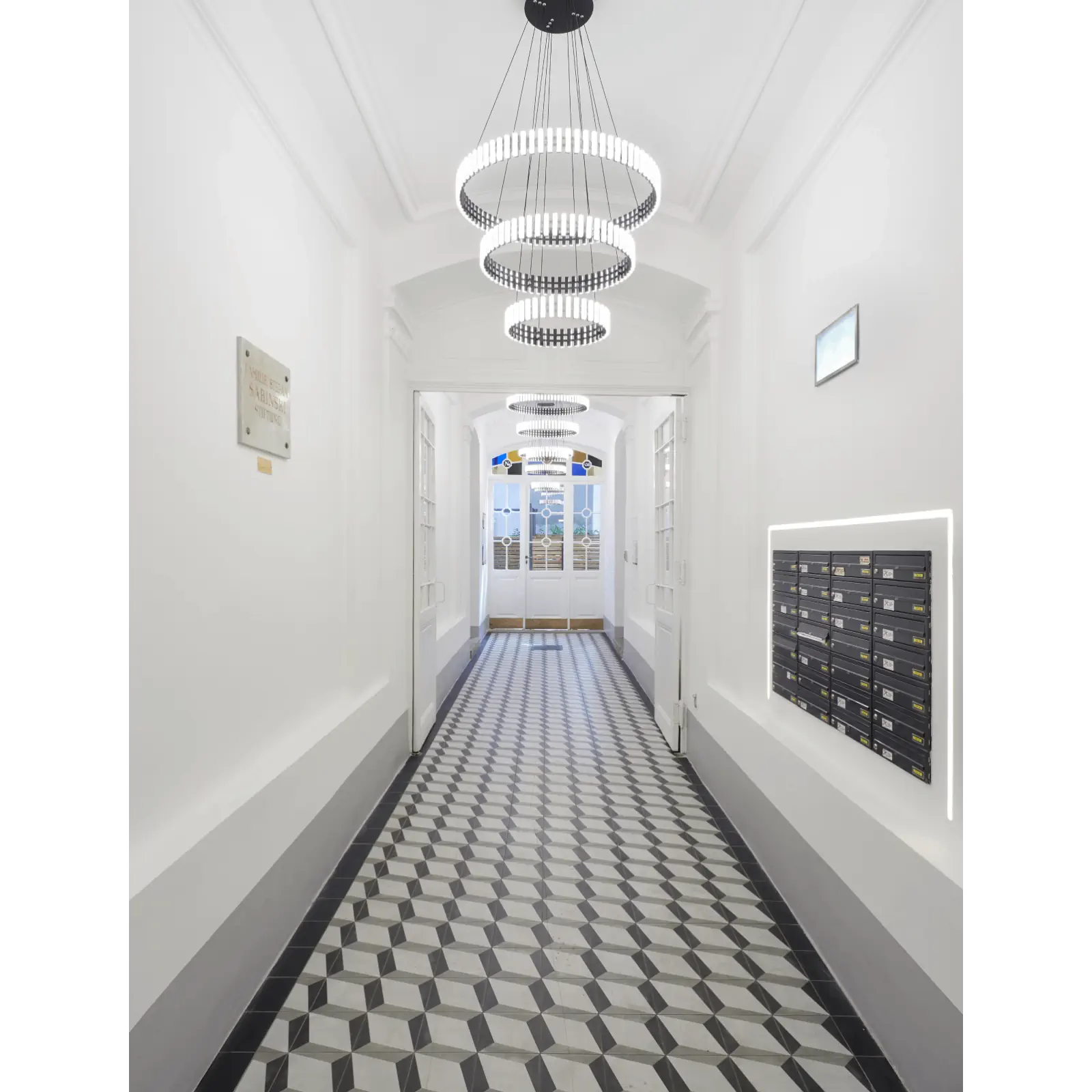 LED viseća lampa MANSION, dimabilna, crna - 9