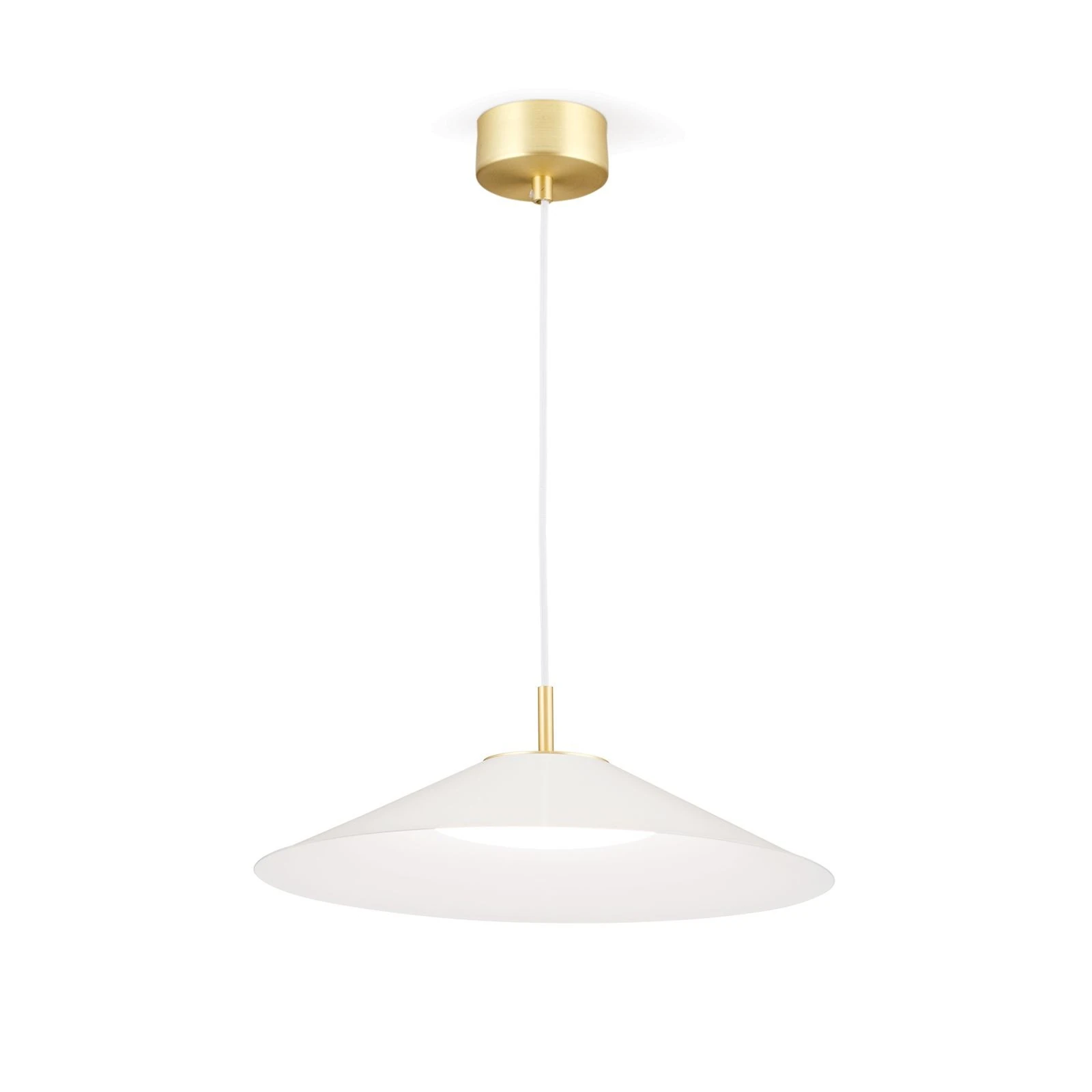 LED viseća lampa GOURMET, beli abažur - 4