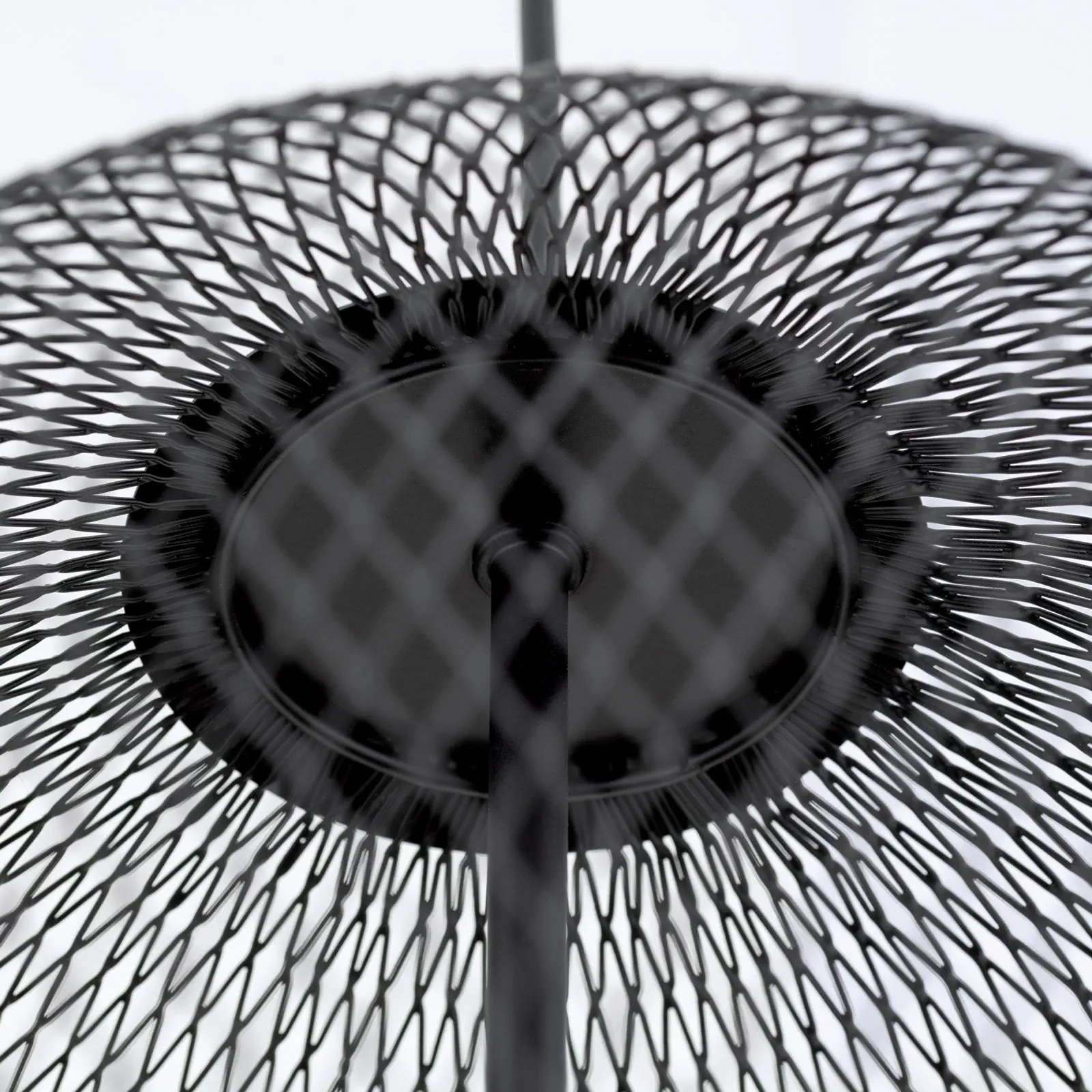 Viseća lampa GEORGINA sa kavez abažurom, crna - 7