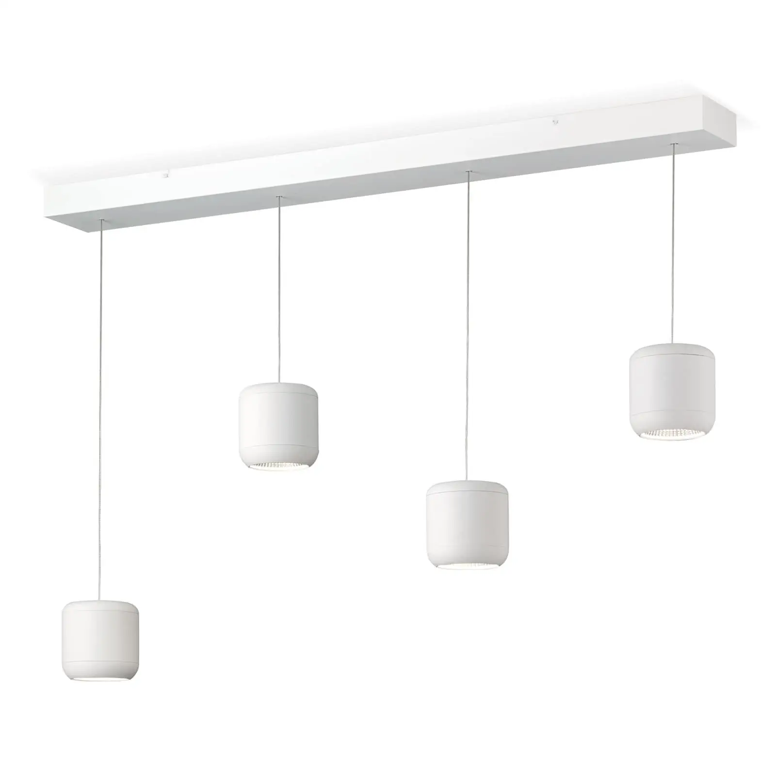 LED viseća lampa SHUTTLE, 4 izvora svetla, bela - 4