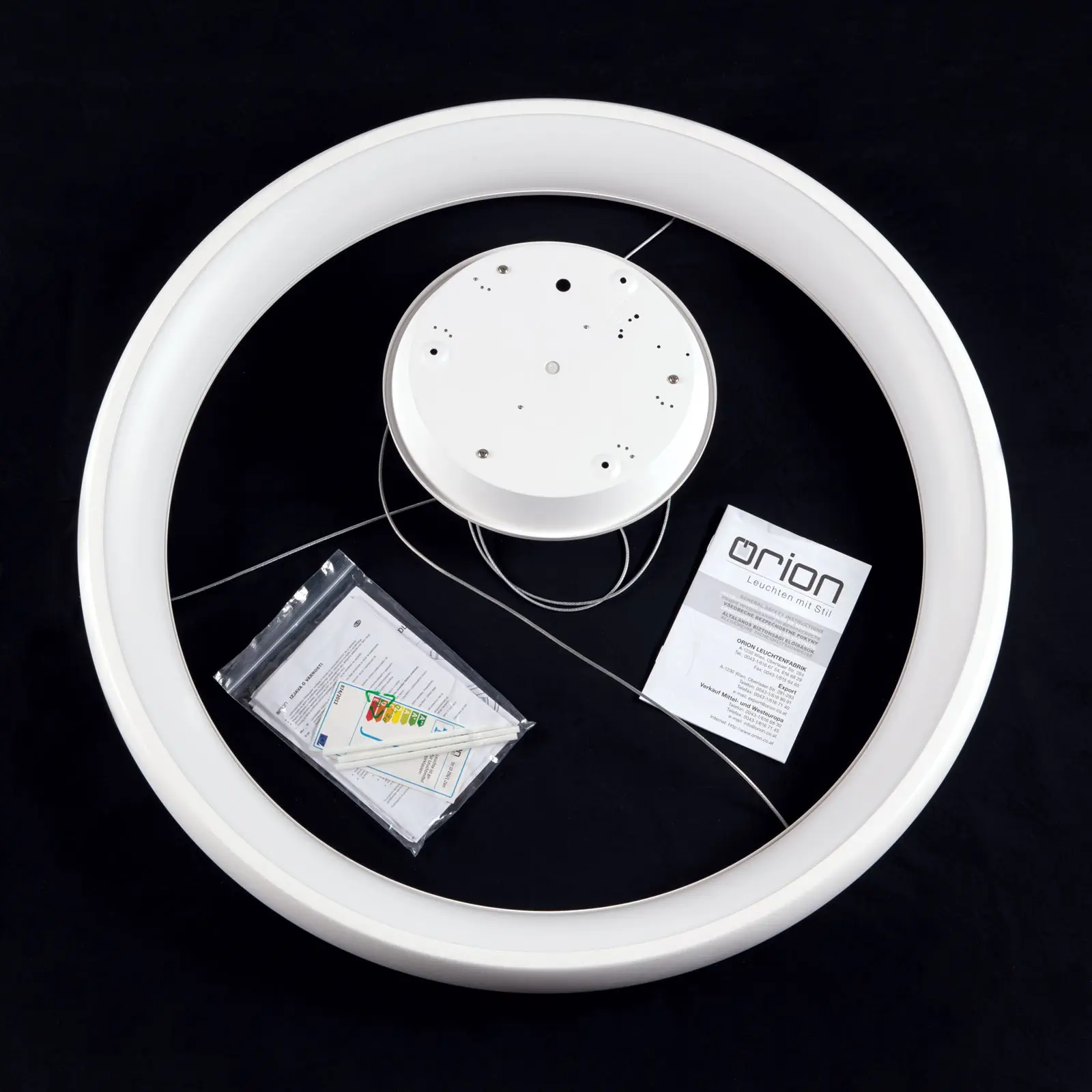 LED viseća lampa VENUS, bela, 61 cm - 8