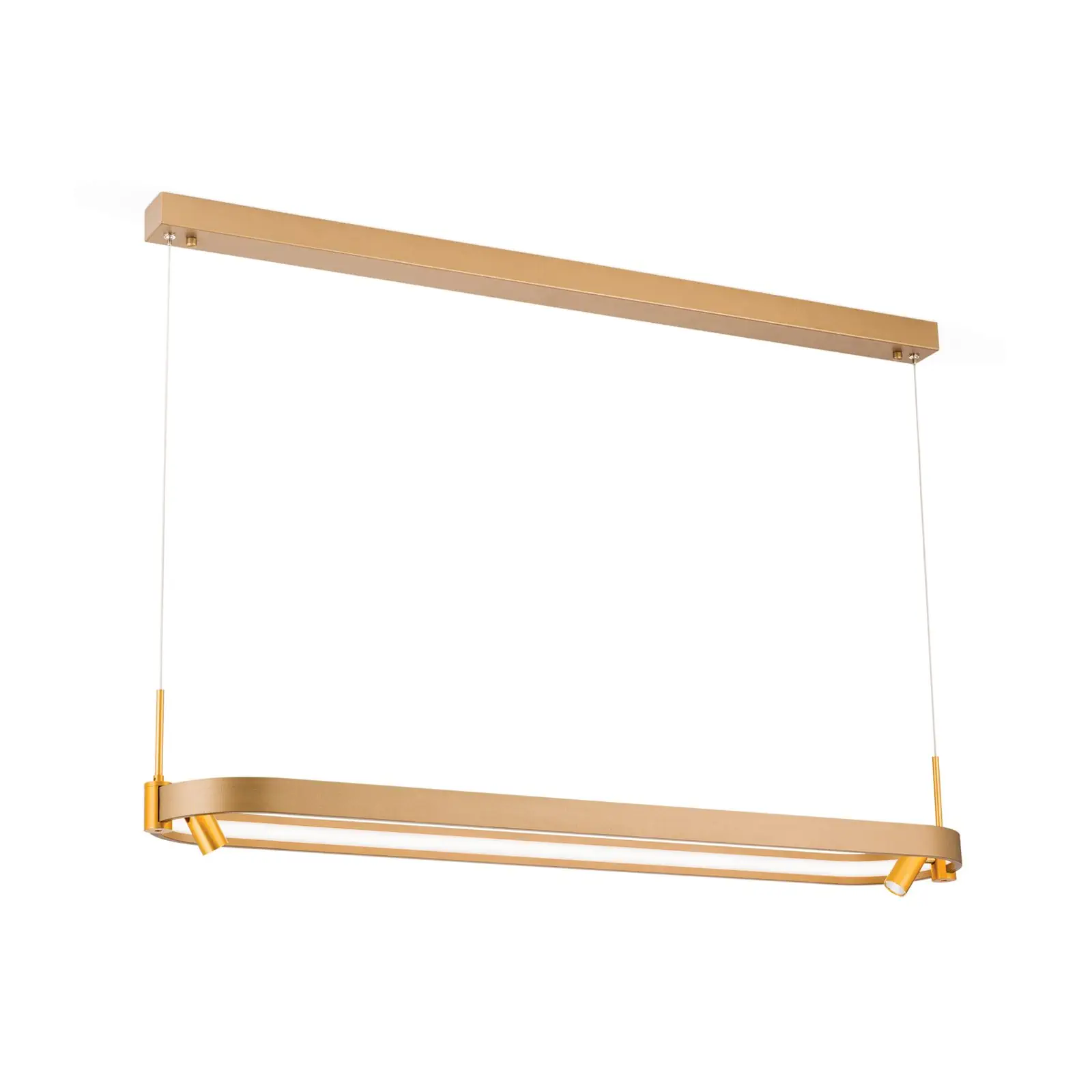 LED viseća lampa GRACIA, mat zlatna - 4