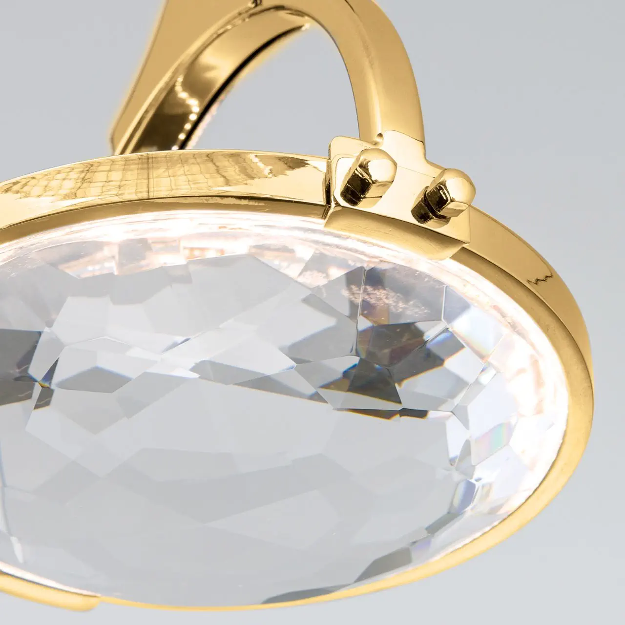 LED viseća lampa MOON, 1-izvor svetla, zlatna - 6