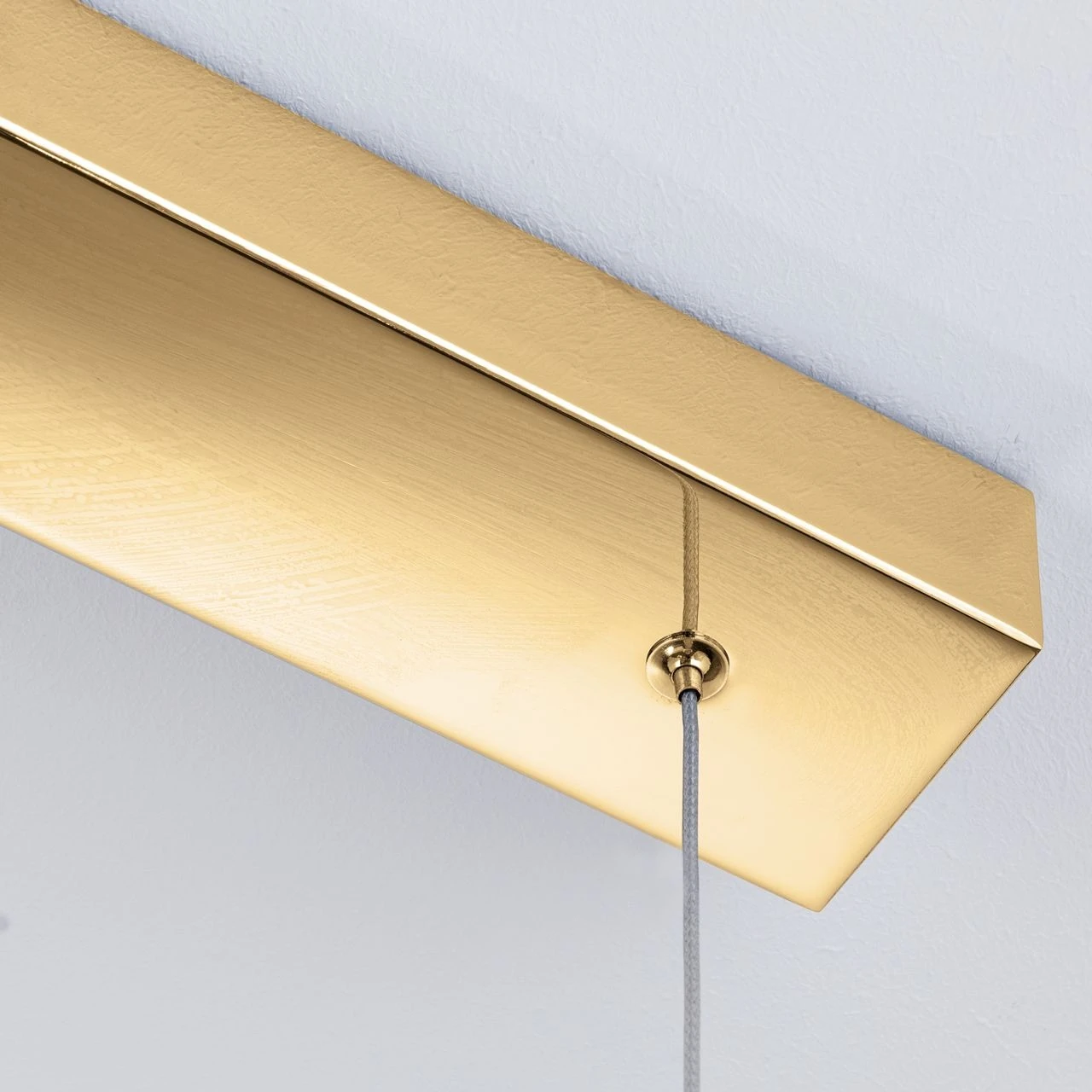 LED viseća lampa MOON, 5 izvora svetla, zlatna - 5