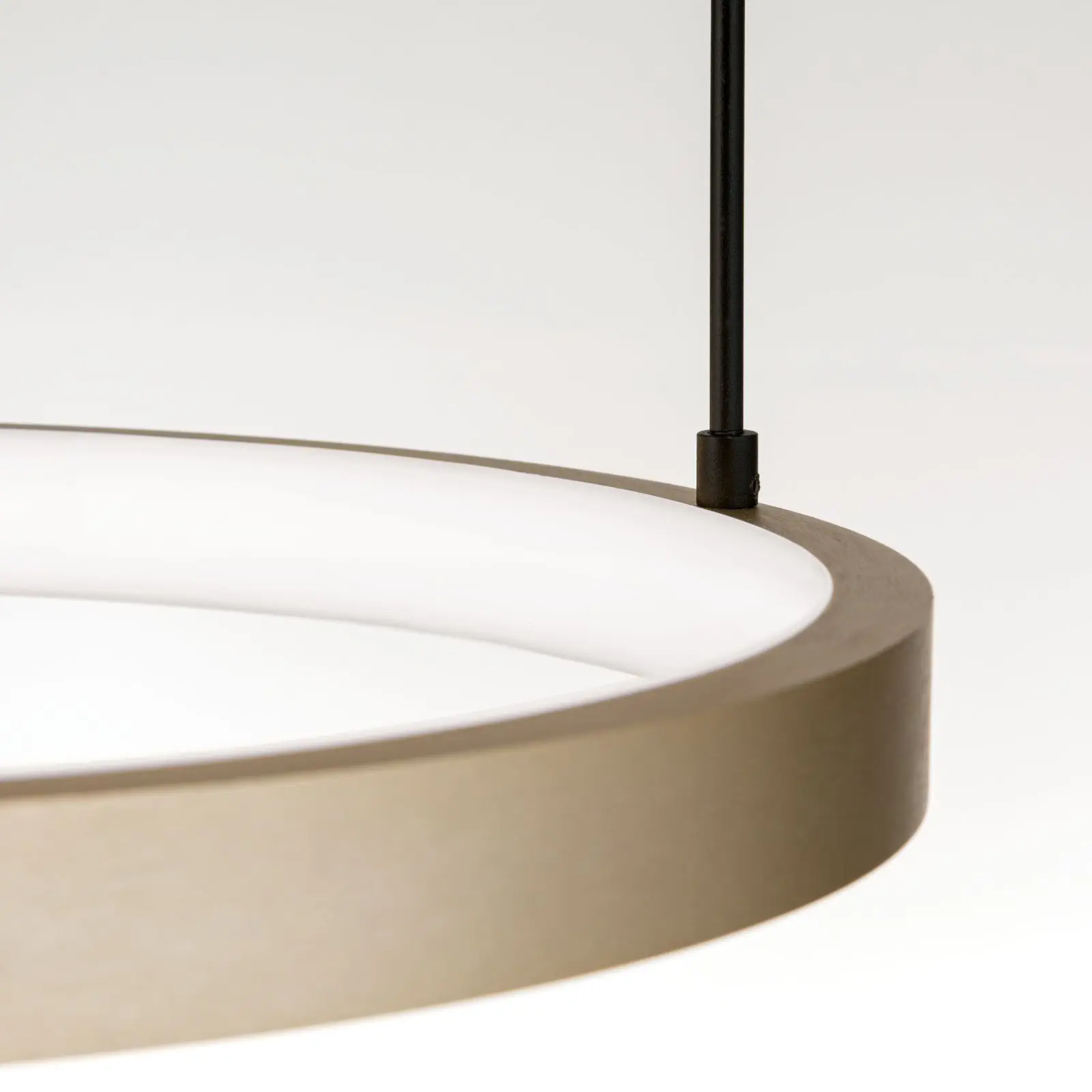 LED viseća lampa SPHERE, mat zlatna, sa 3 svetlosna prstena - 6