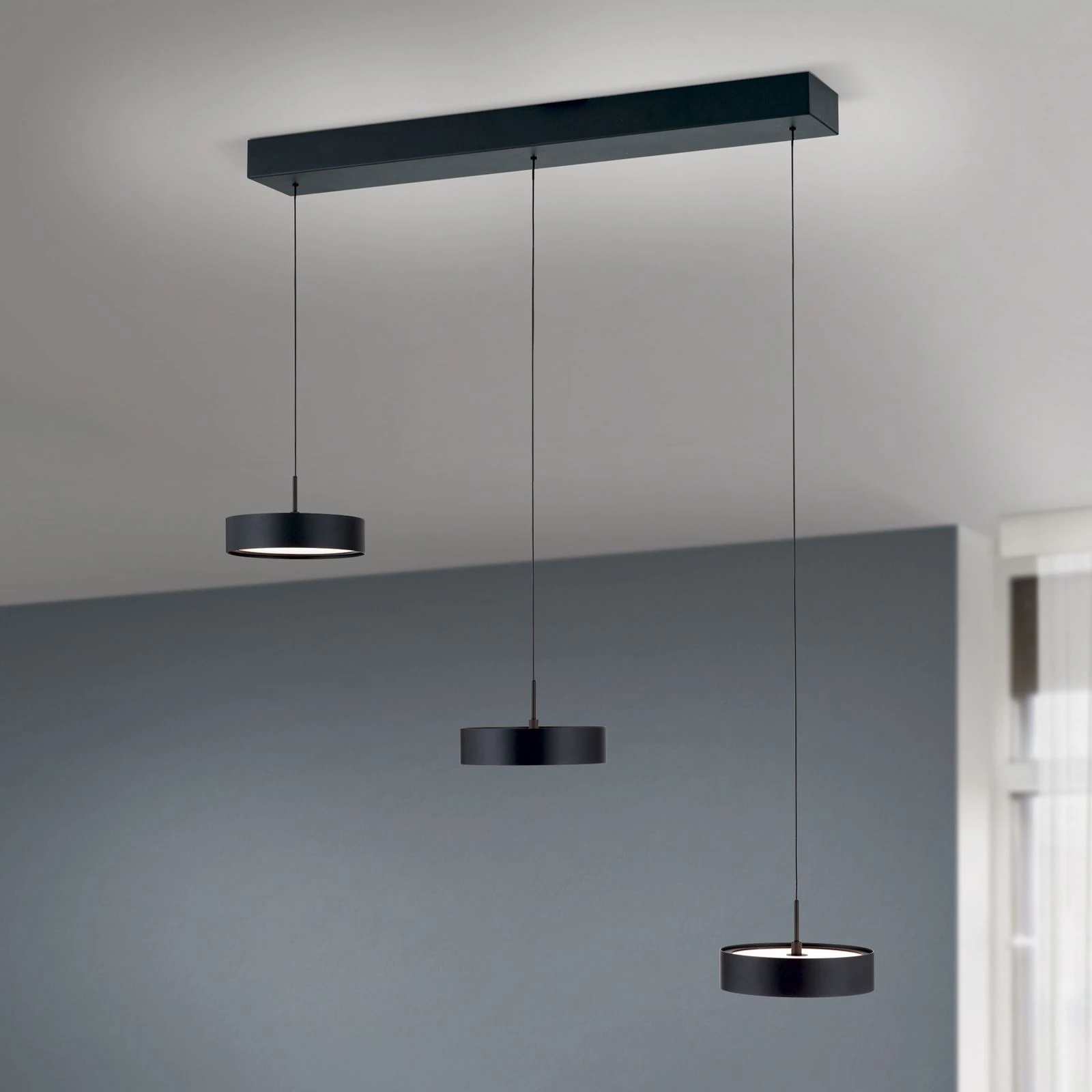 LED viseća lampa TEIDE, mat crna - 2