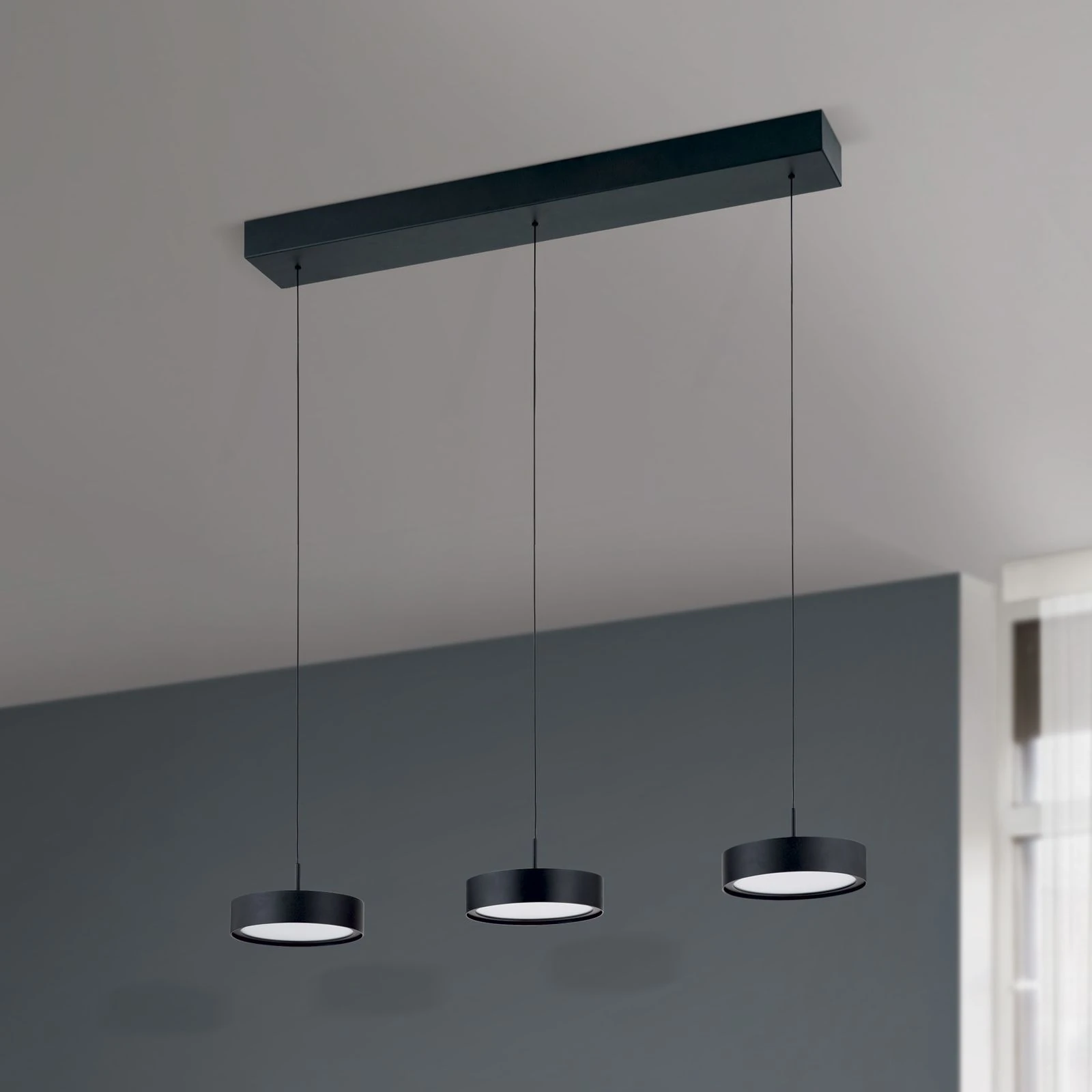 LED viseća lampa TEIDE, mat crna - 3