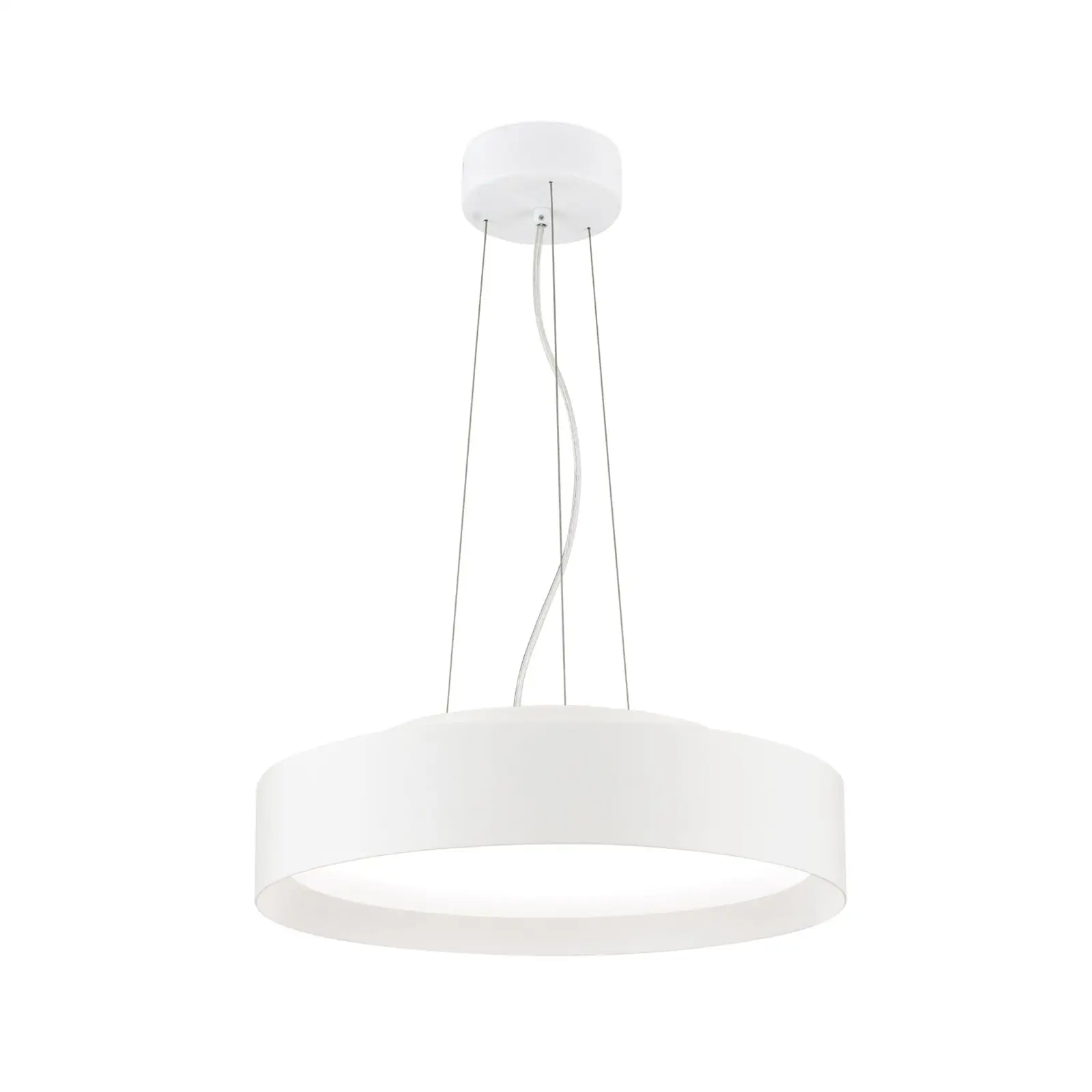 LED viseća lampa VARIO, Ø 40 cm, bela - 4