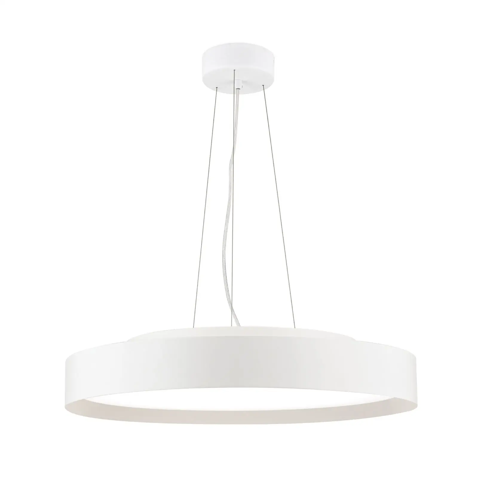 LED viseća lampa VARIO, Ø 60 cm, bela - 4