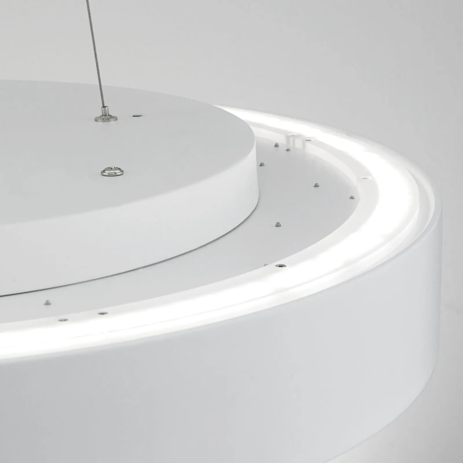 LED viseća lampa VARIO, Ø 60 cm, bela - 6