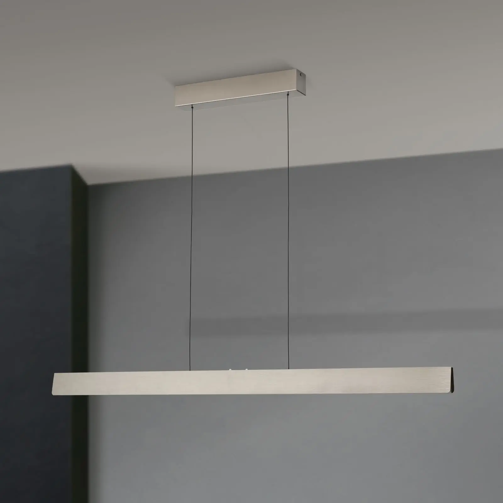 LED viseća lampa TARA, 120 cm, mat nikl - 3