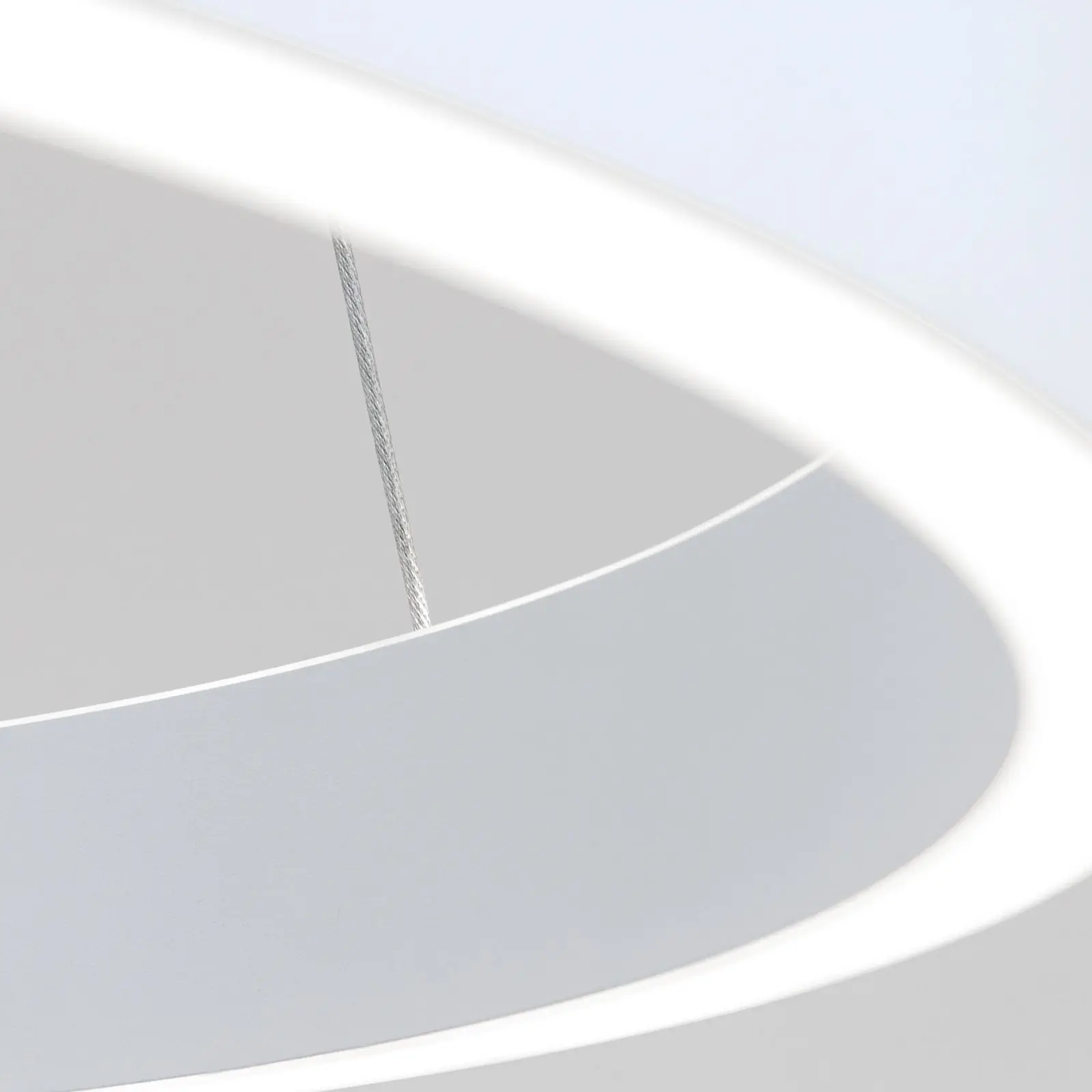 Viseća lampa KOLK, Ø 40cm, bela - 5