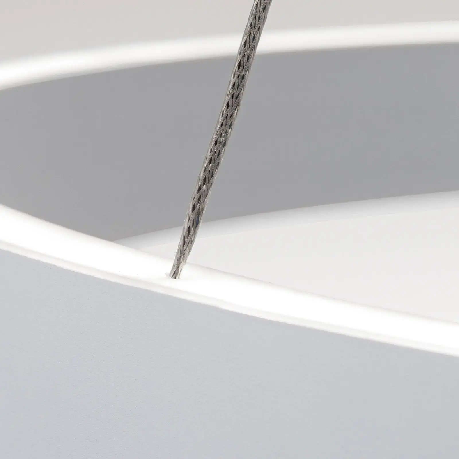 Viseća lampa KOLK, Ø 40cm, bela - 6