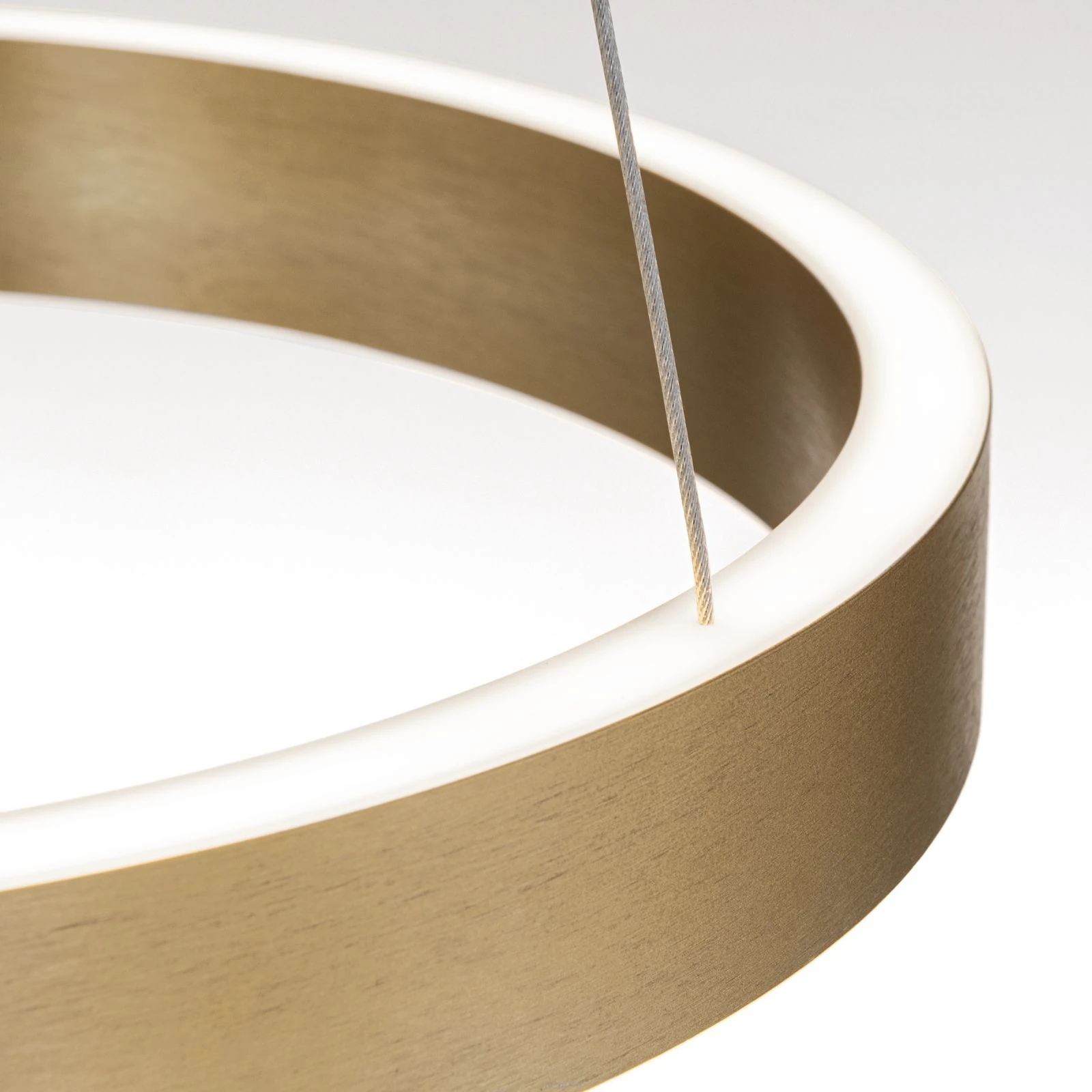 Viseća lampa KOLK, Ø 40cm, mat zlatna - 6