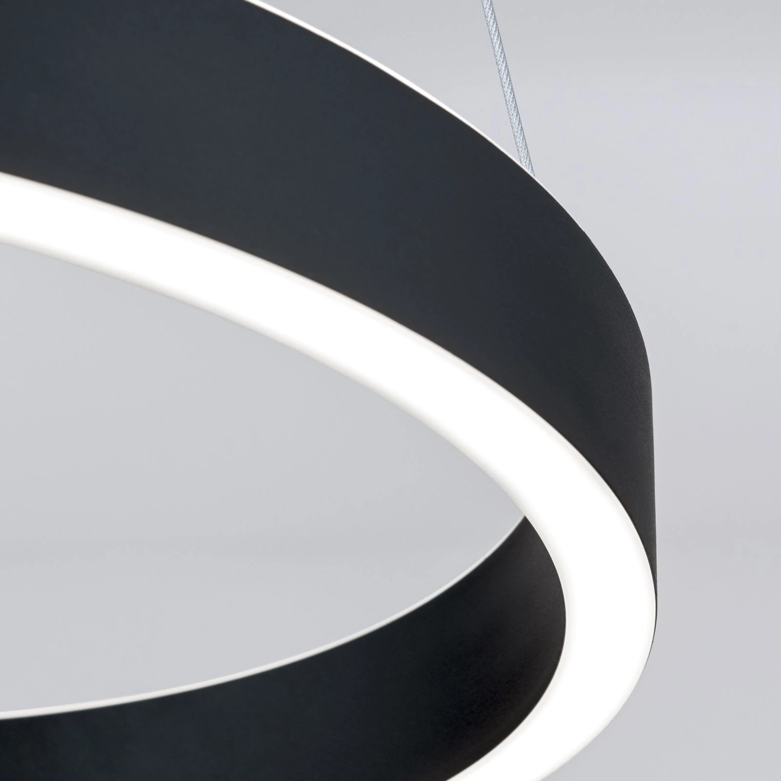 Viseća lampa KOLK, Ø 40cm, crna - 5