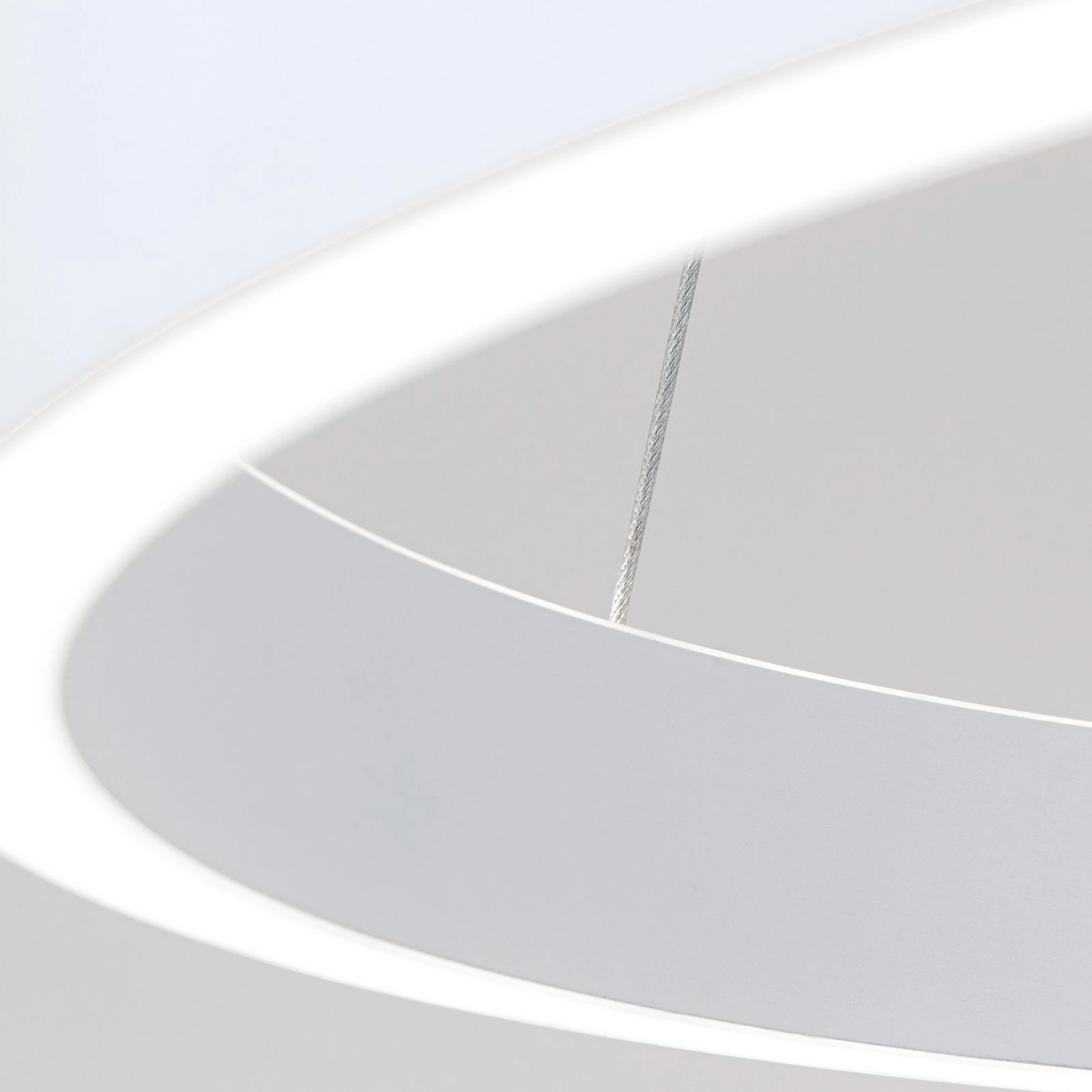 Viseća lampa KOLK, Ø 60cm, bela - 6