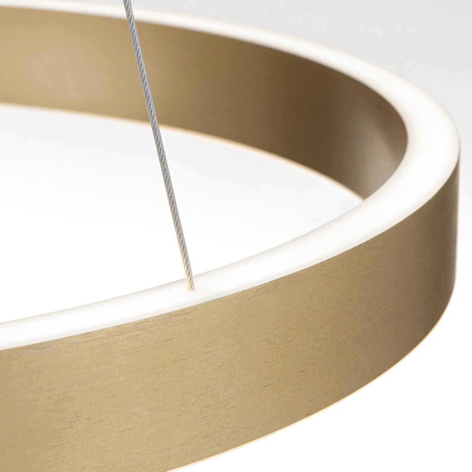 Viseća lampa KOLK, Ø 60cm, mat zlatna - 5