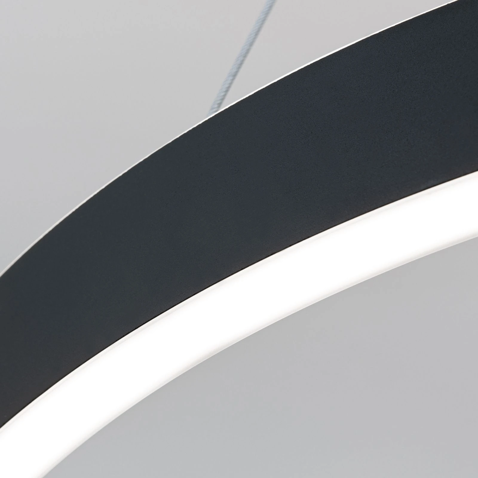 Viseća lampa KOLK, Ø 60cm, crna - 6