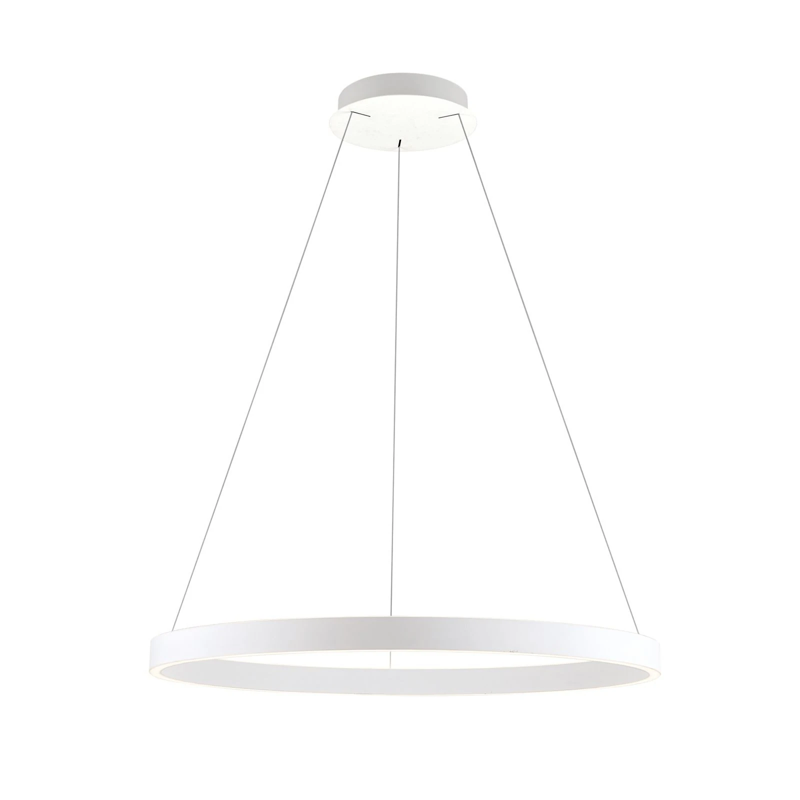 Viseća lampa KOLK, Ø 80cm, bela - 4