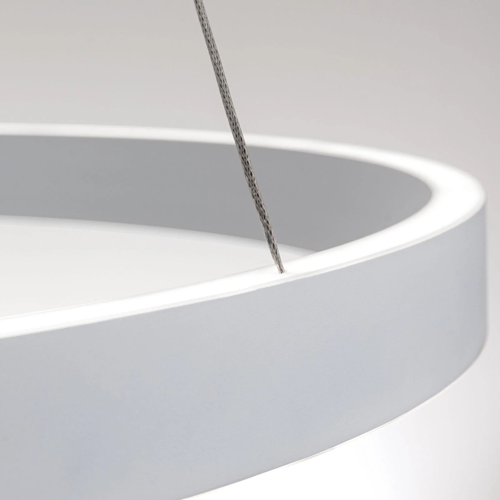 Viseća lampa KOLK, Ø 80cm, bela - 5