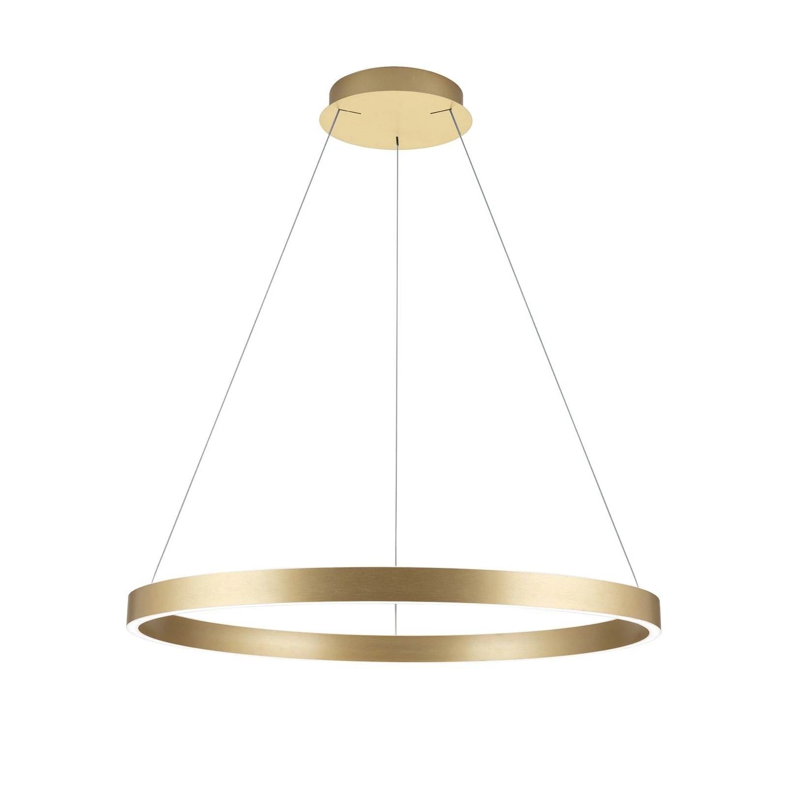 Viseća lampa KOLK, Ø 80cm, mat zlatna - 4