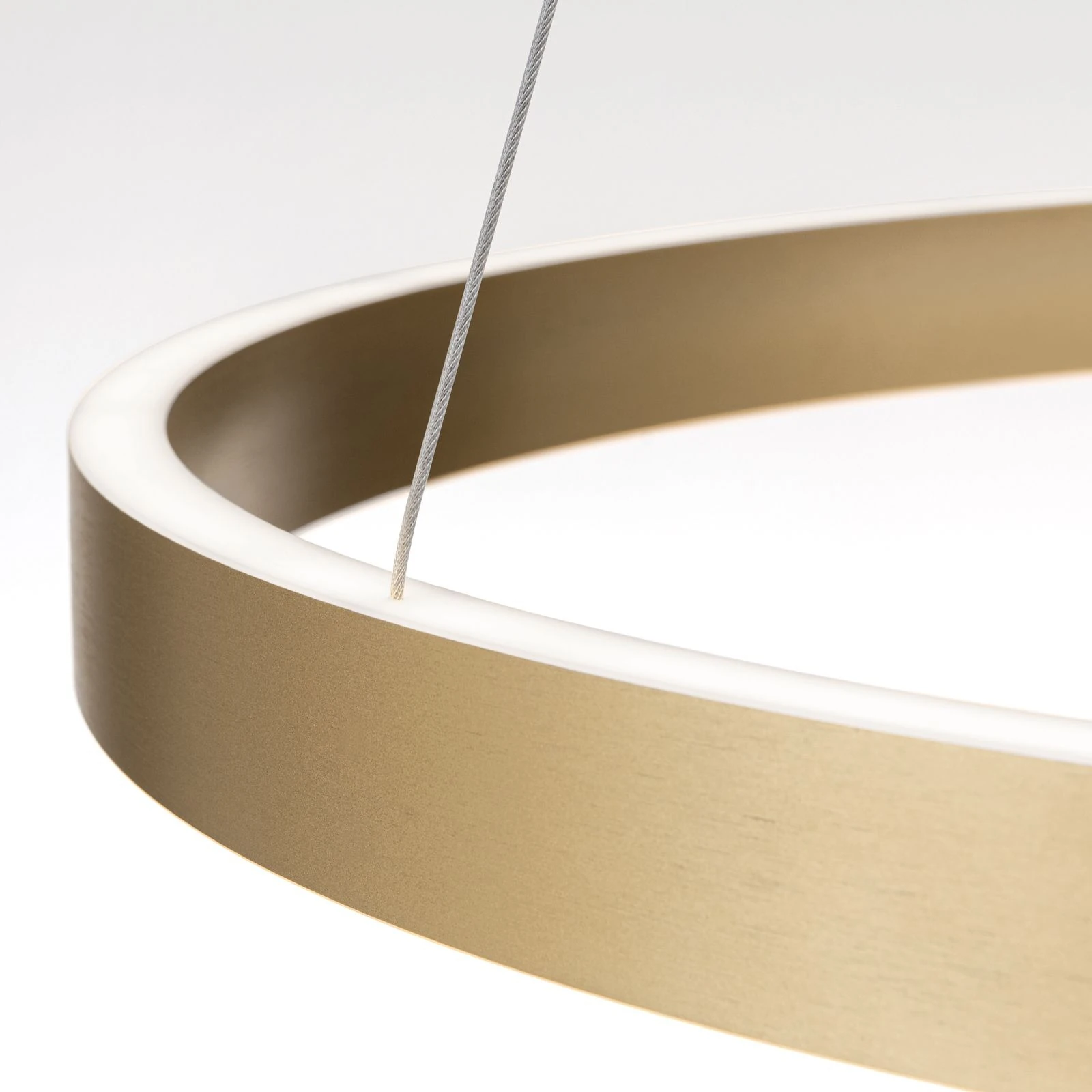 Viseća lampa KOLK, Ø 80cm, mat zlatna - 5