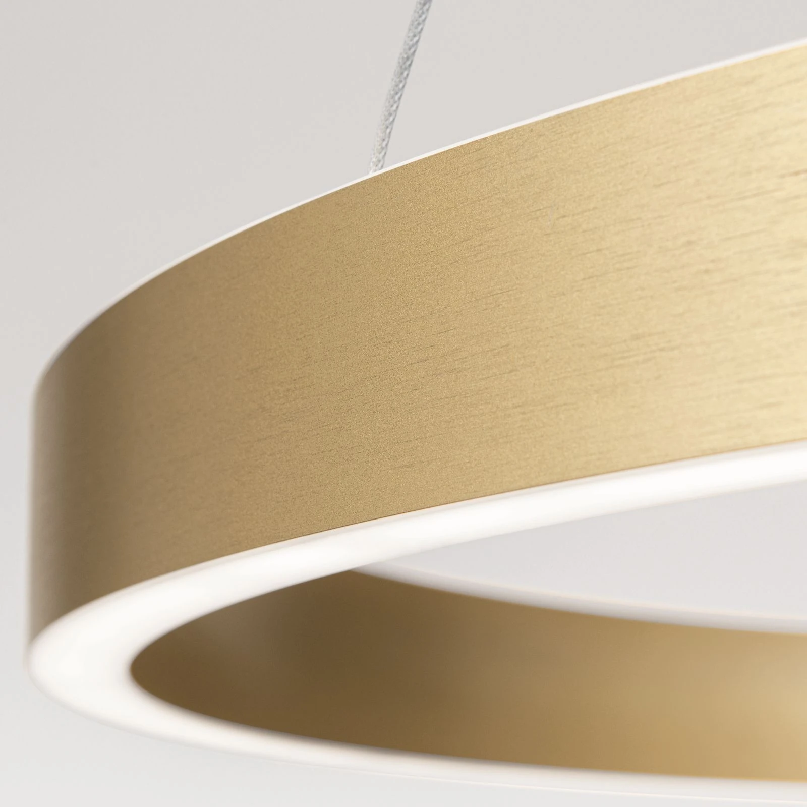 Viseća lampa KOLK, Ø 80cm, mat zlatna - 6